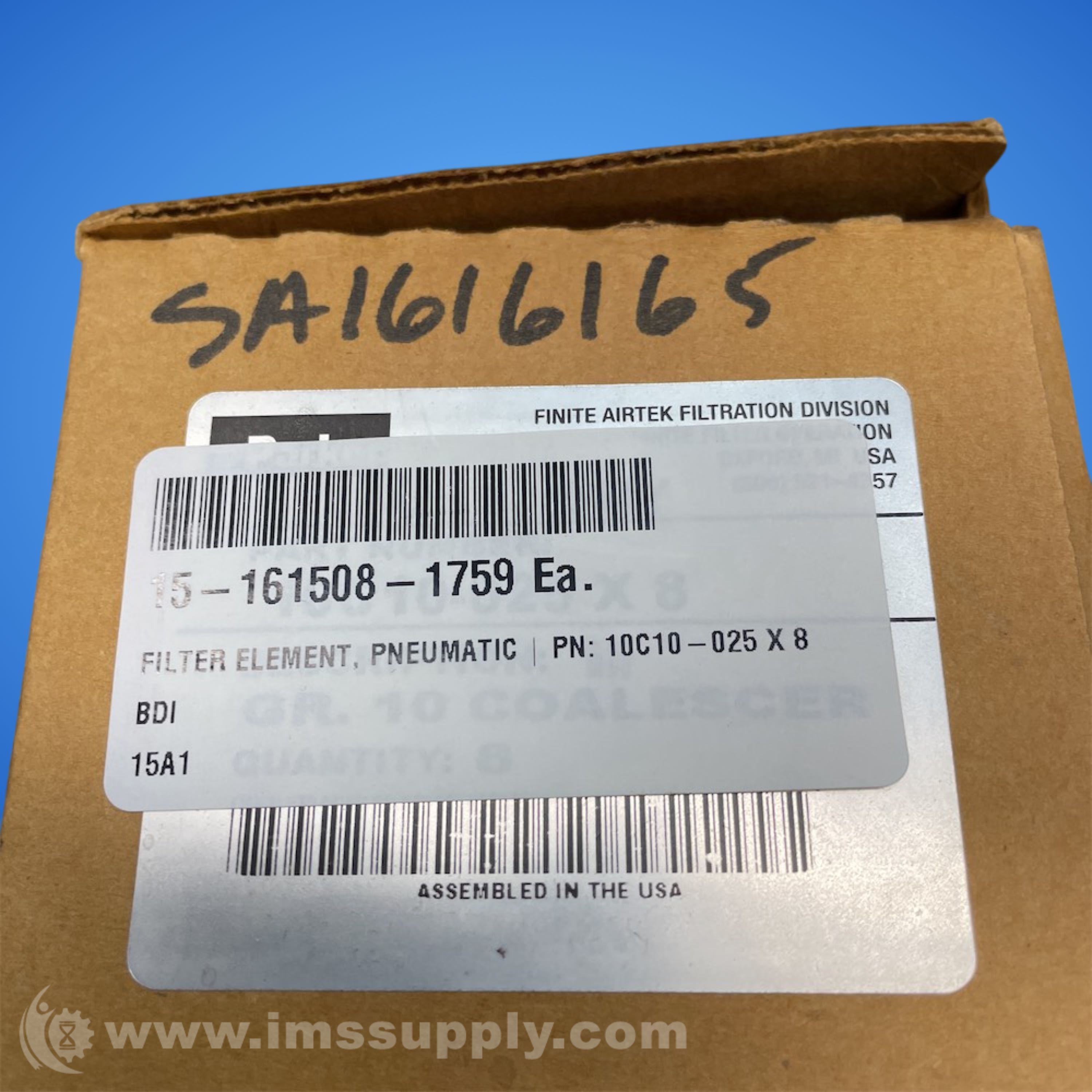 Parker 10C10-025X8 Finite Filter Element Box of 10 - IMS Supply