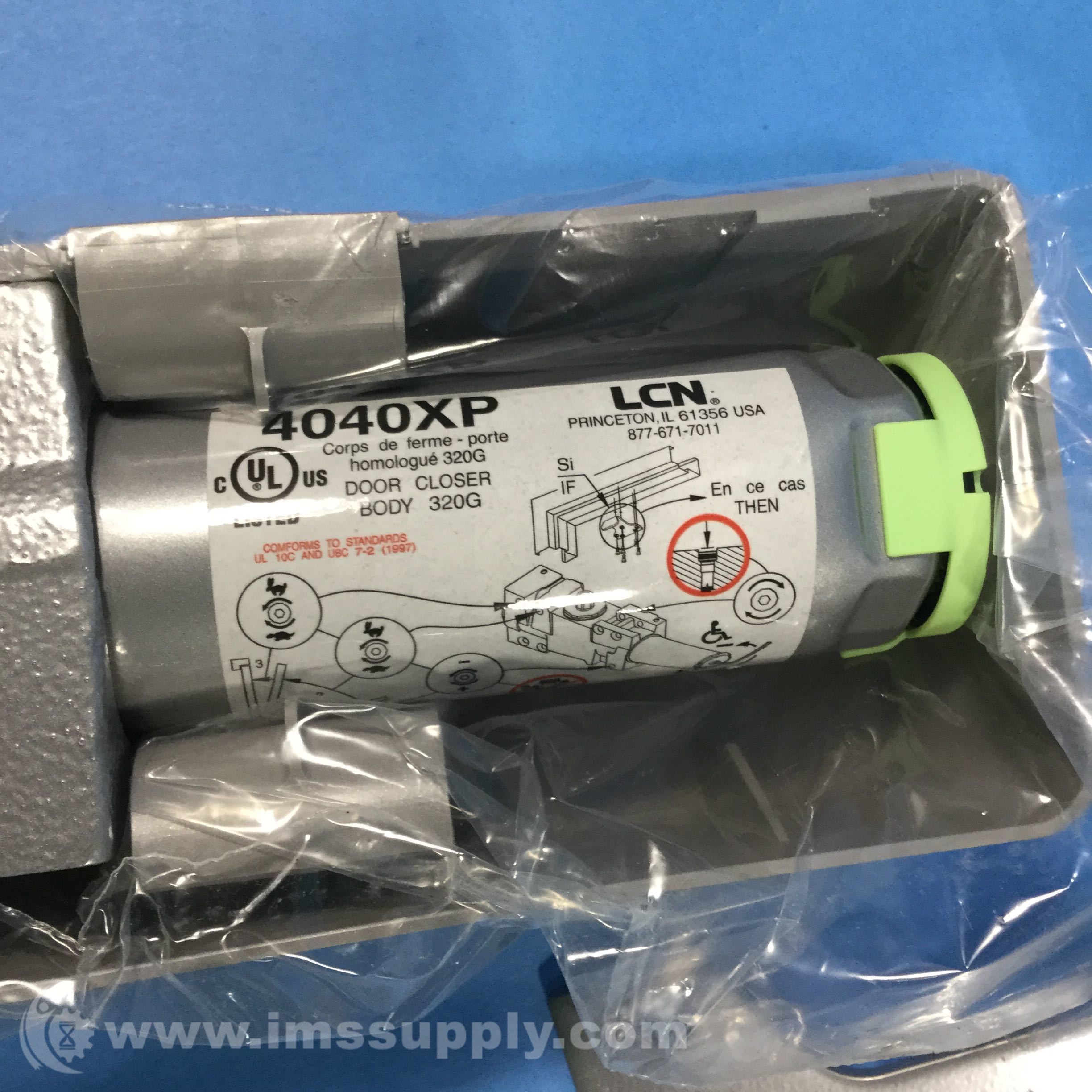 LCN 4040XPREG XP Heavy Duty Door Closer, Steel Arm IMS Supply