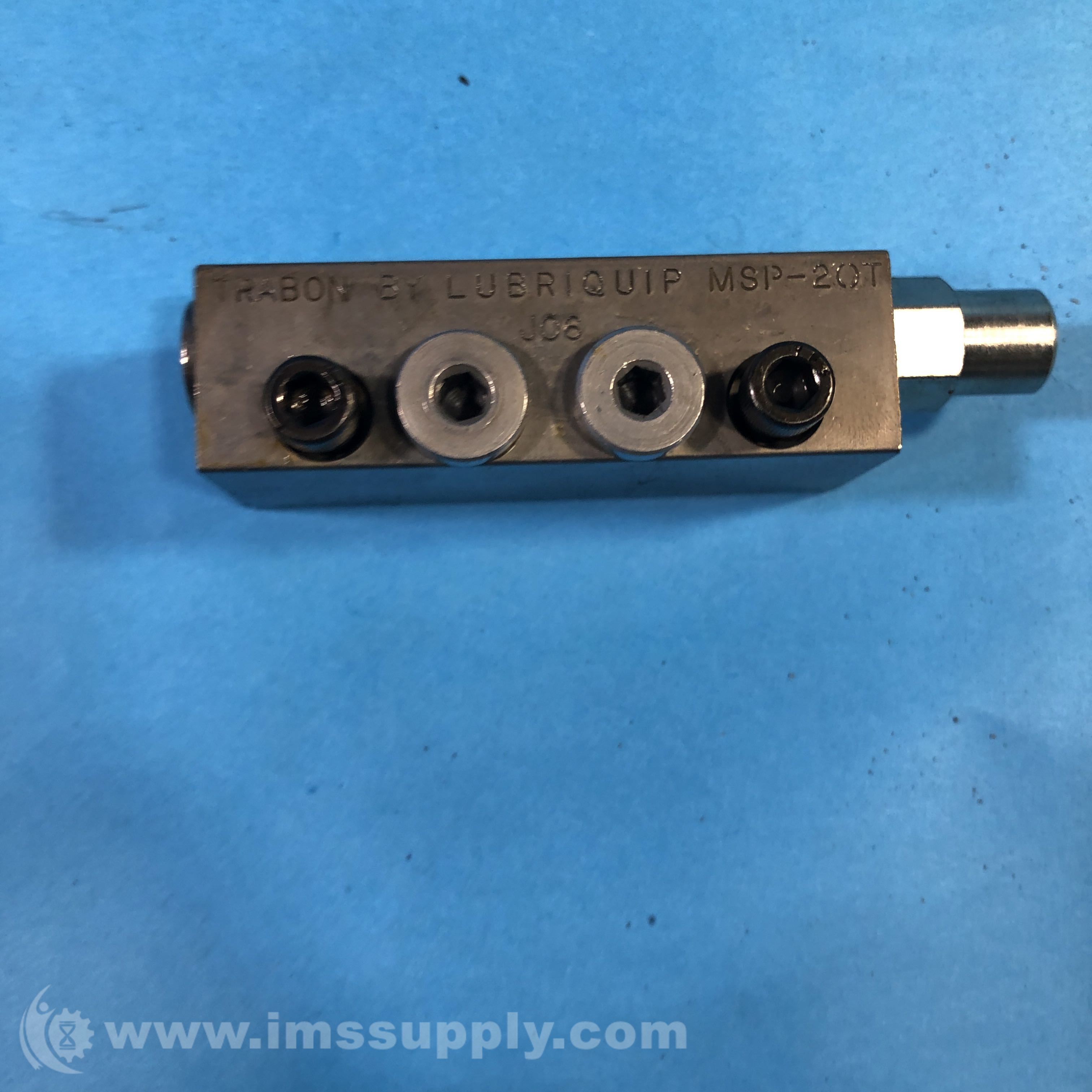 Trabon Lubrication Systems MSP20T Modular Divider Valve IMS Supply