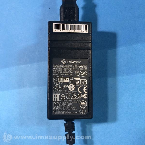 thumbnail image 2 of UpBright 12V AC Adapter For Polycom SoundPoint Phones – Replaces 1465-42441-001 2 of 4
