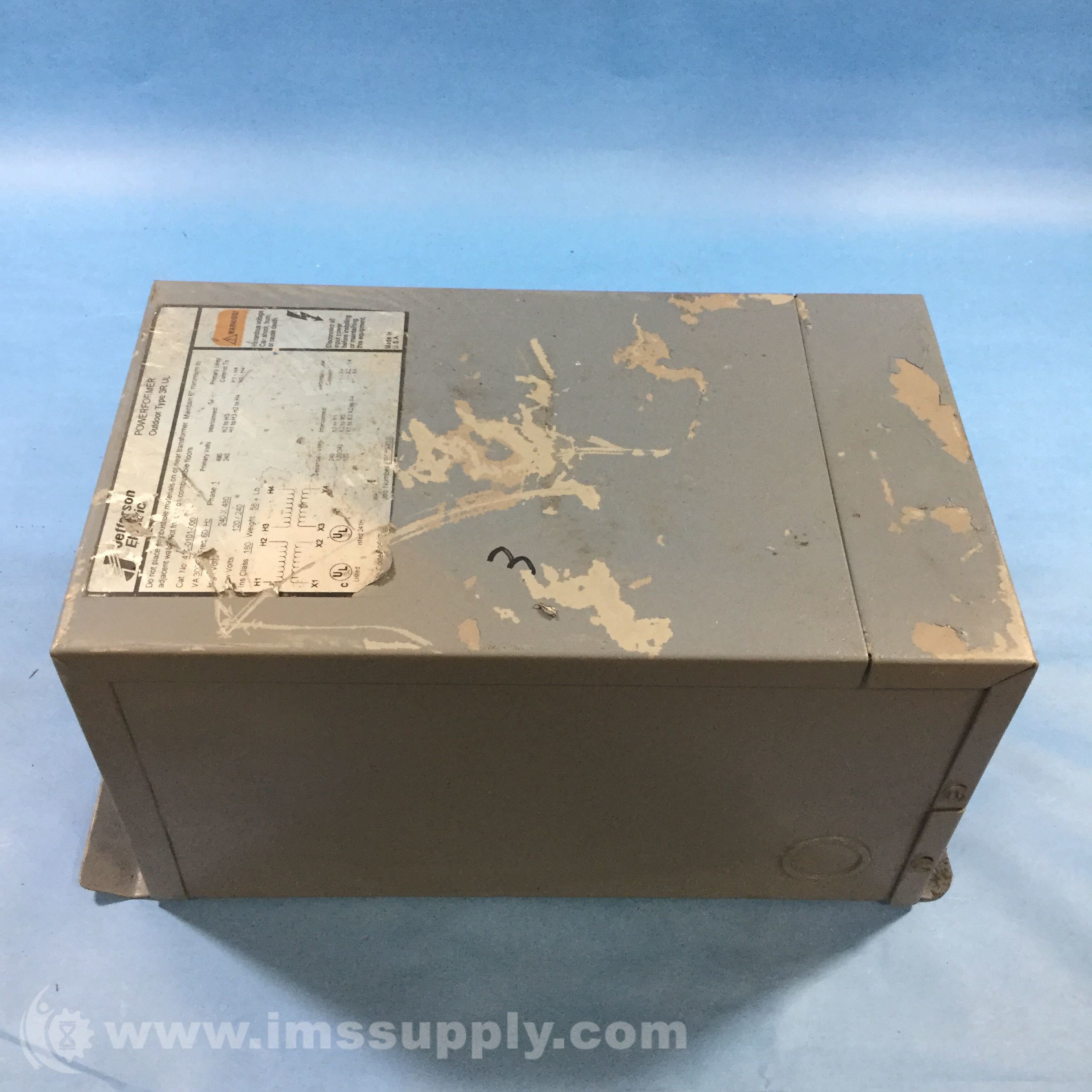 Jefferson Electric 411-0101-000 Powerformer Transformer 1PH 3KVA - IMS ...