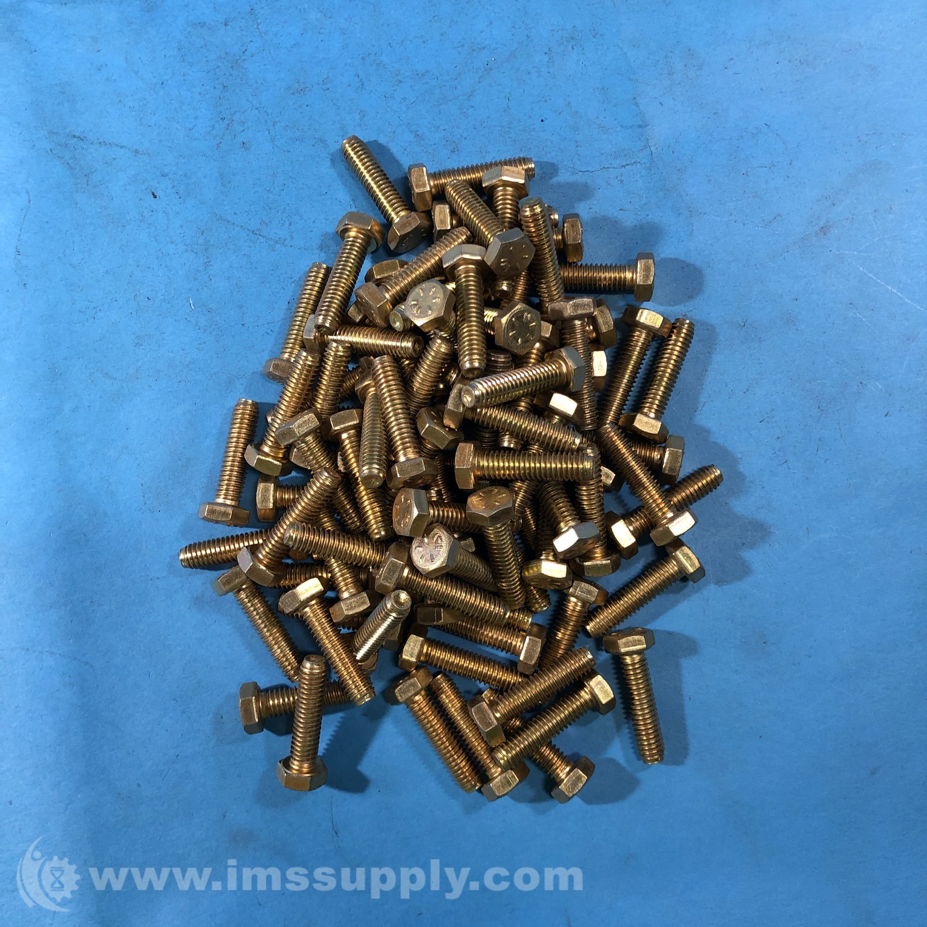 Infasco Pack of 84 5/1618 x 1 ZY Grade 8 Steel Hex Head Screws IMS