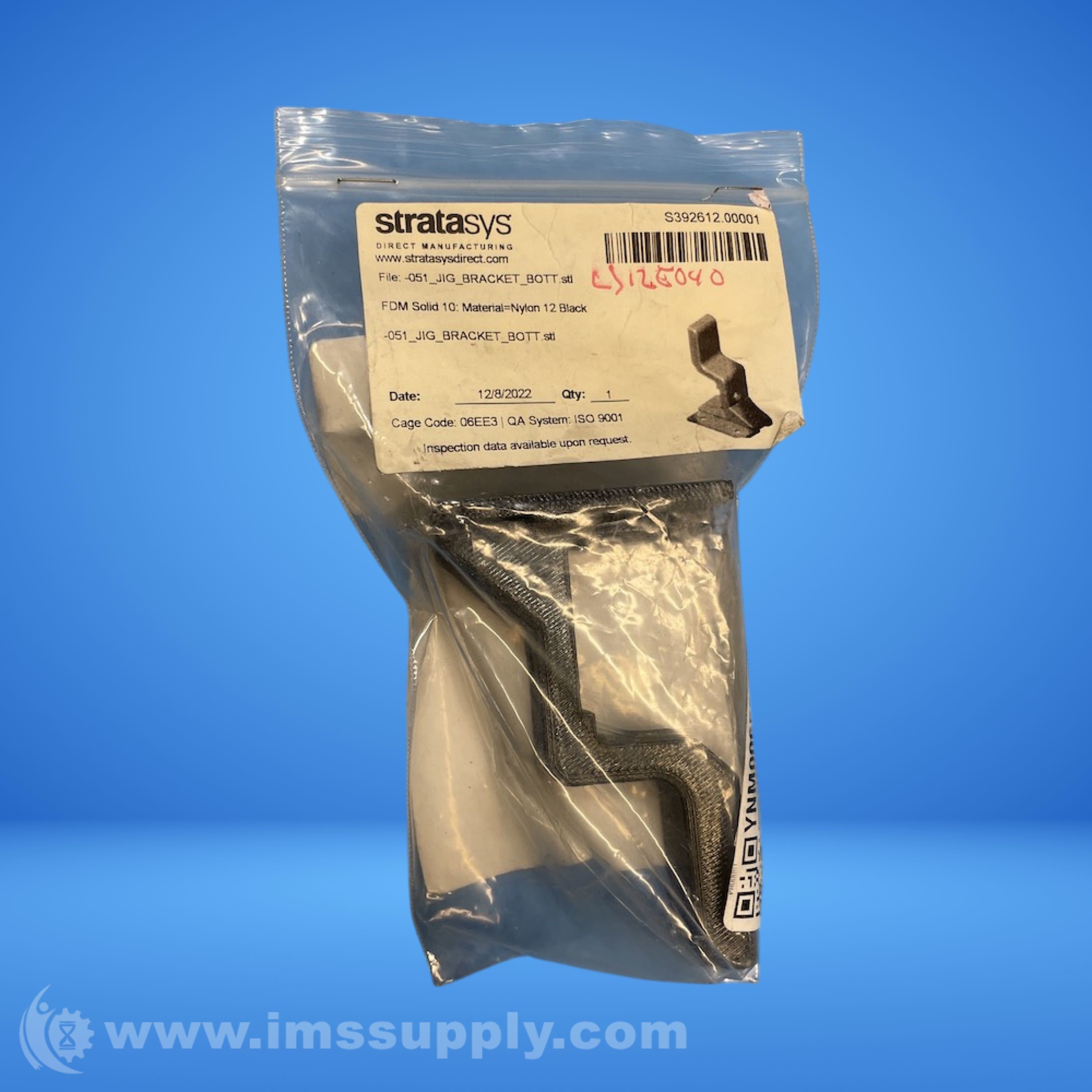 Stratasys S392612.00001 3D Printed Jig - IMS Supply