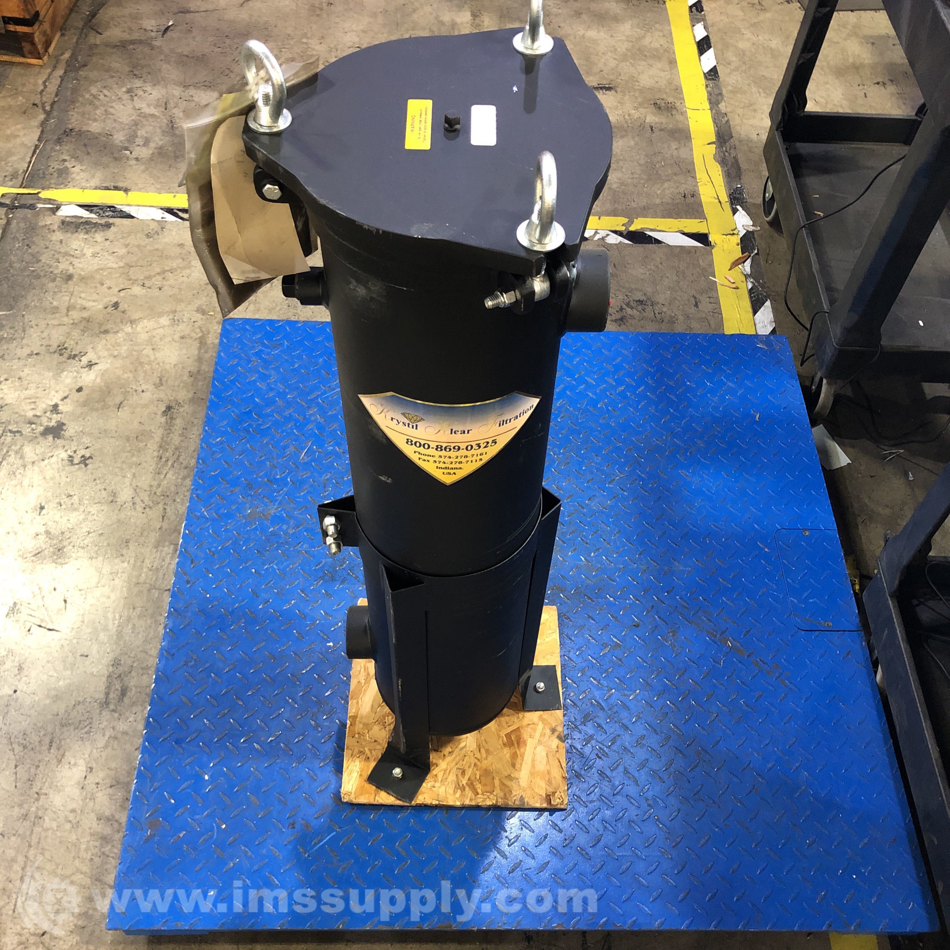 Krystil Klear Filtration L88302NBC15 Single Liquid Bag Housing IMS Supply