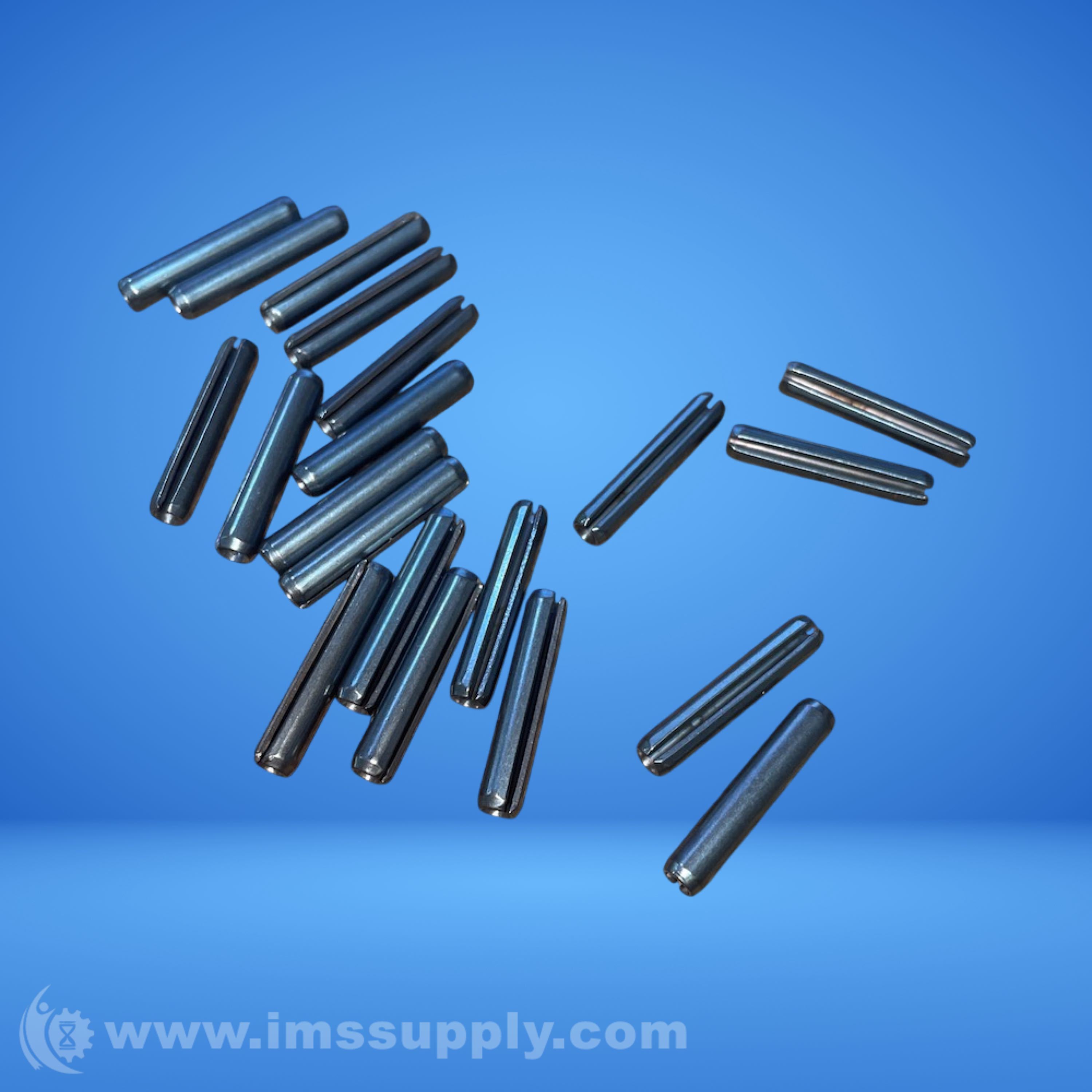 Misumi Pack of 20 Steel Slotted Spring Pins - IMS Supply