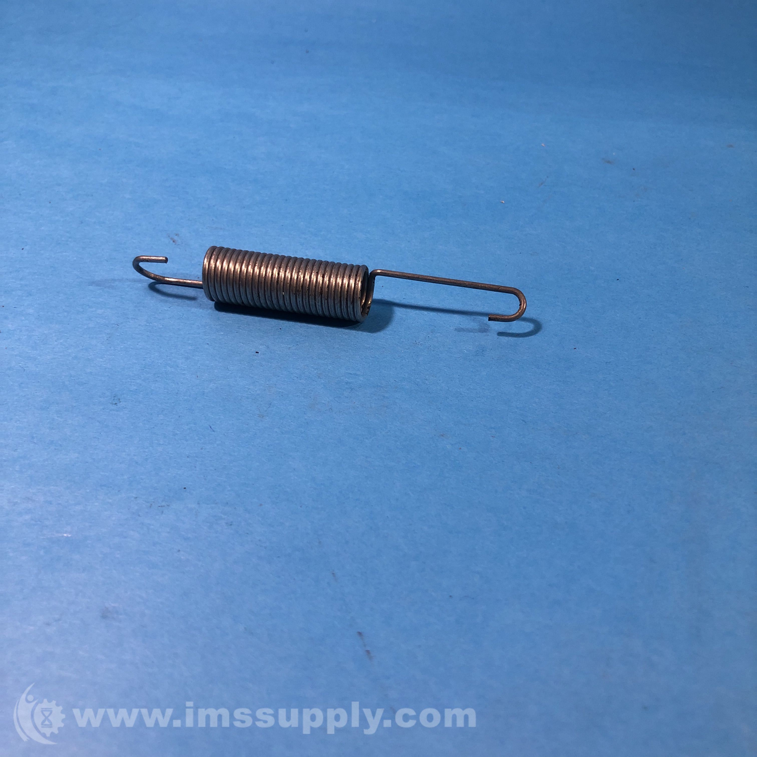 Elongated hook end steel extension spring ims supply