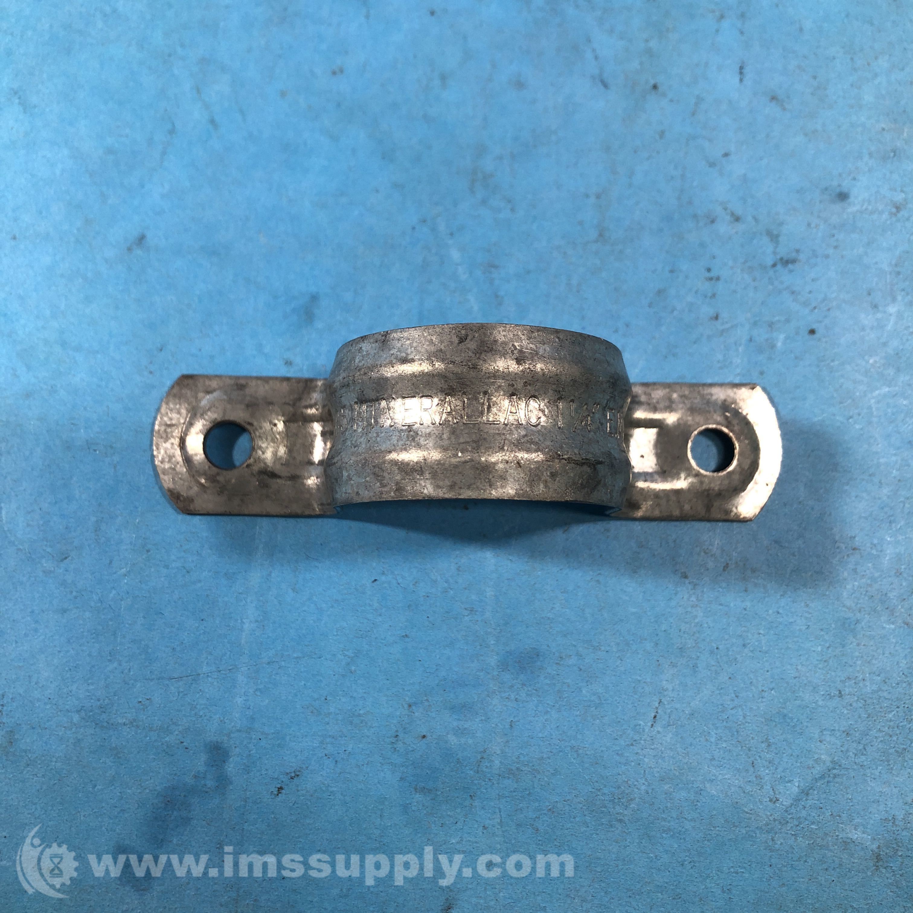 Minerallac 265 11/4 2Hole STL EMT Strap IMS Supply