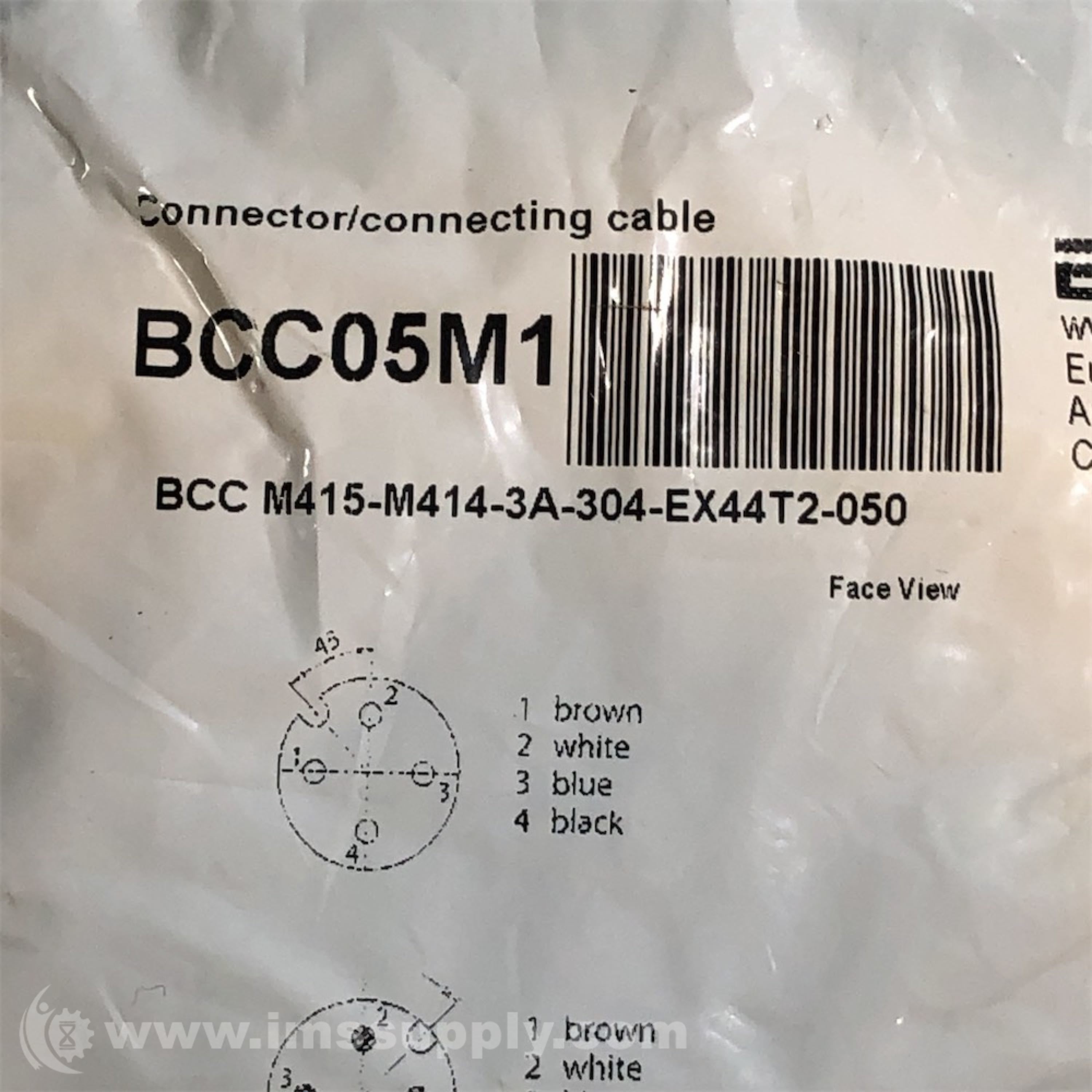 Balluff BCCM415-M414-3A-304-EX44T2-050 Double Ended Sensor Cable - IMS ...