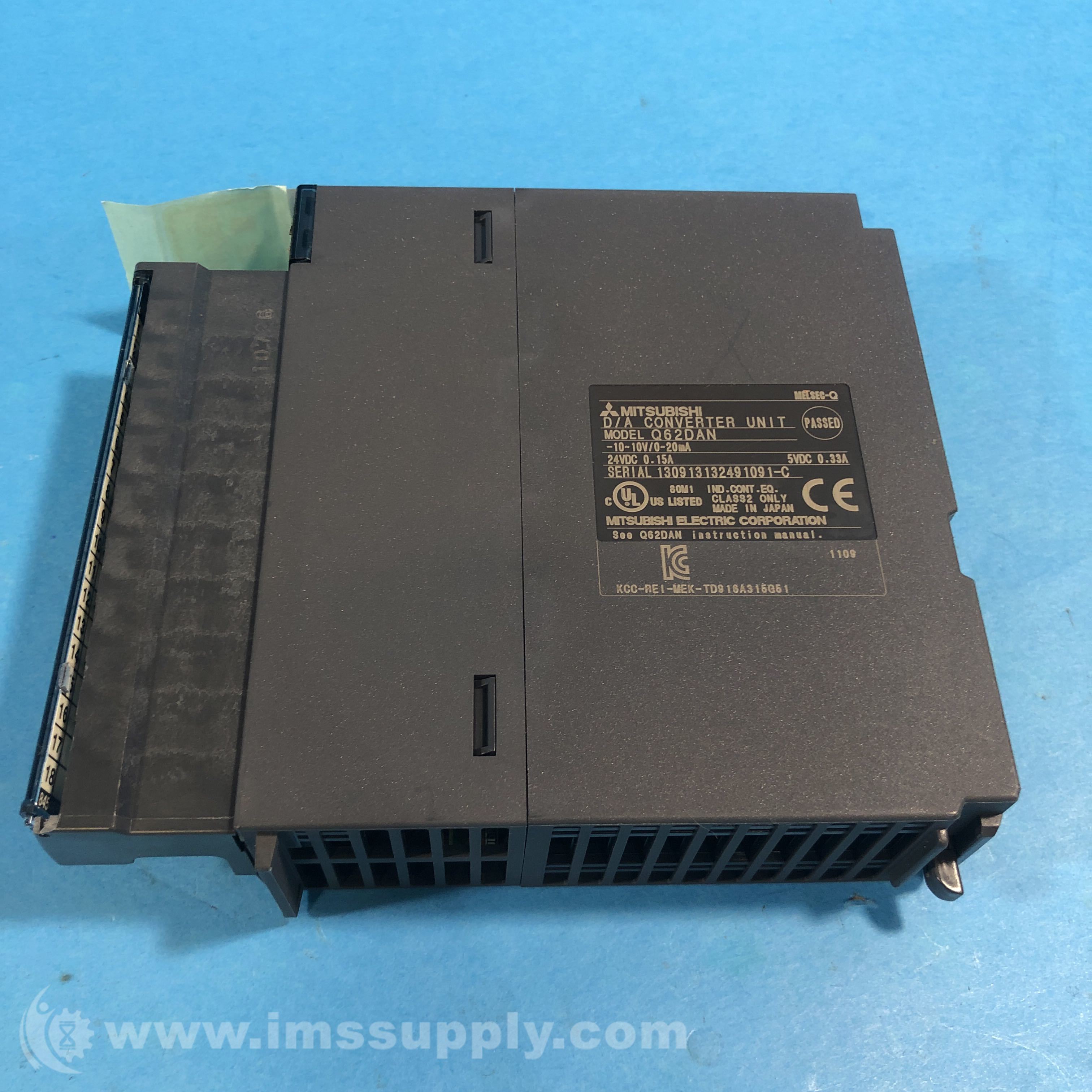 Mitsubishi Q62DAN D/A Converter Unit - IMS Supply