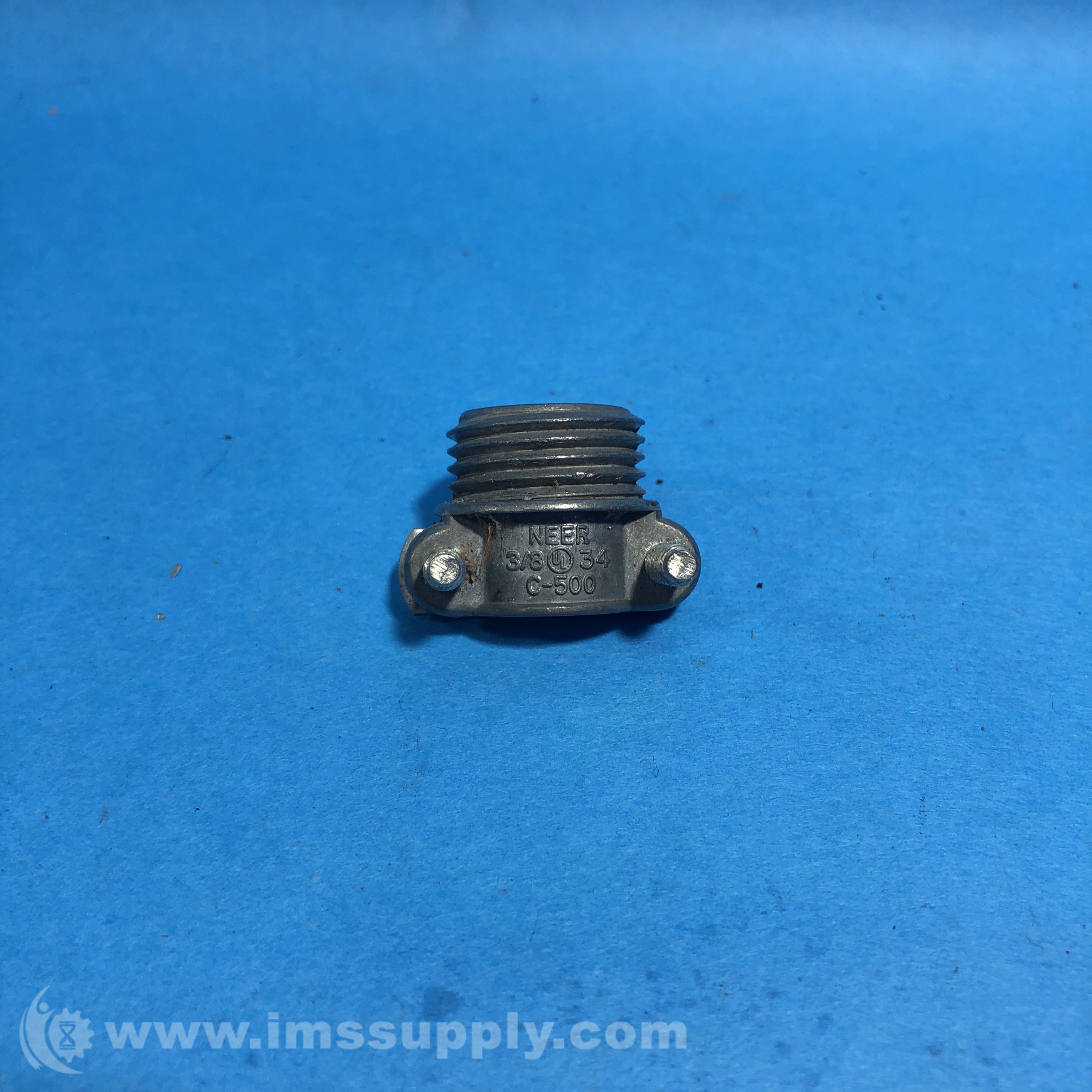 Appleton C-500 Fitting, Clamp, 3/8'', Straight, Male - IMS Supply