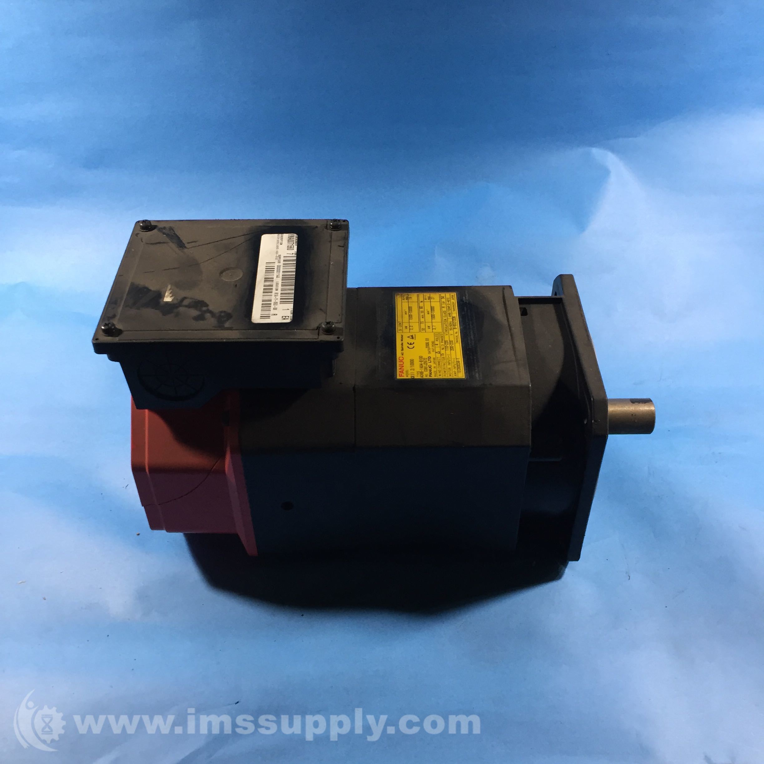 Fanuc A06B-1404-B100 Servo Motor, 3 Phase - IMS Supply Fanuc A06B-1404-B100 Servo Motor, 3 Phase - IMS Supply
