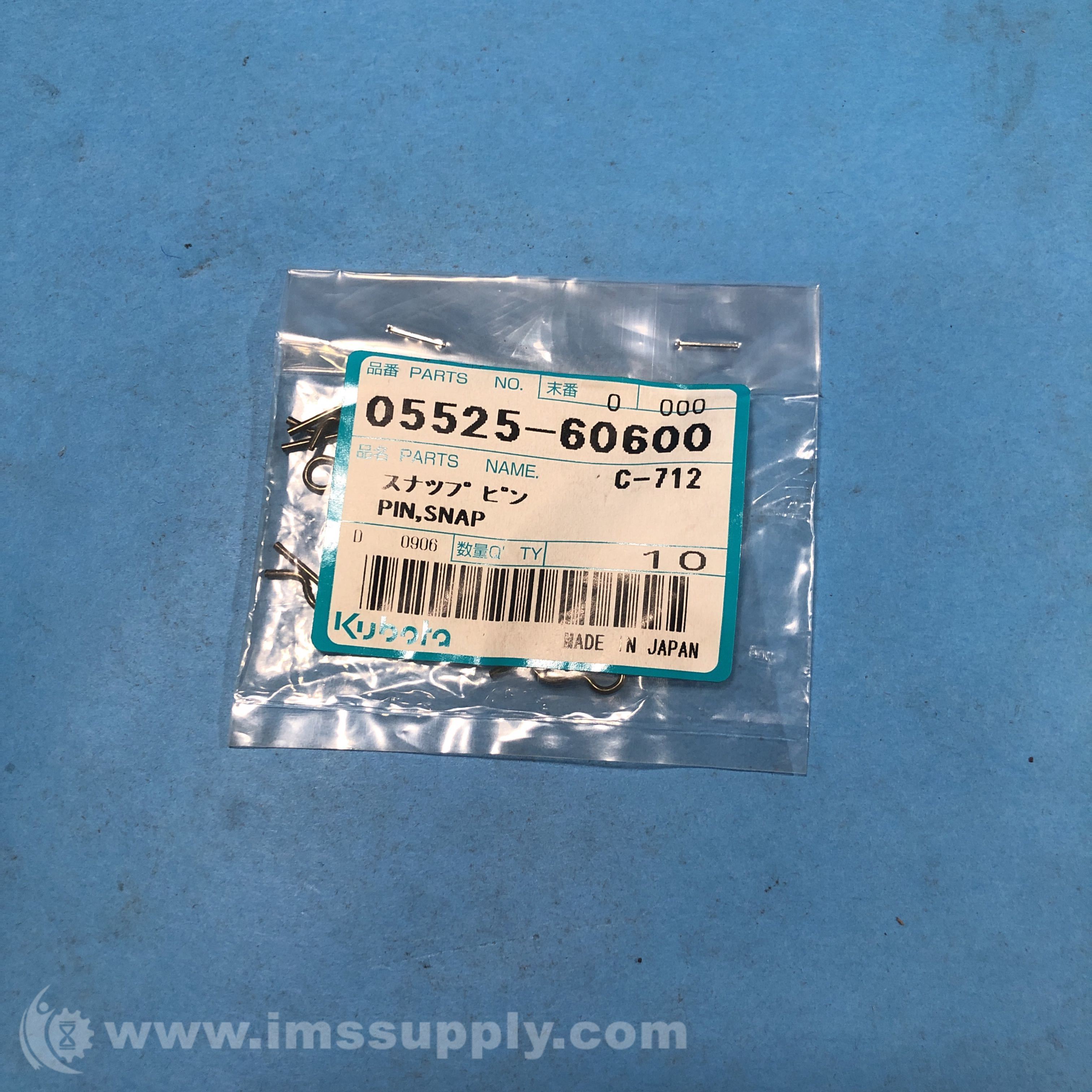 Kubota 05525-60600 Pin Set of 10 - IMS Supply