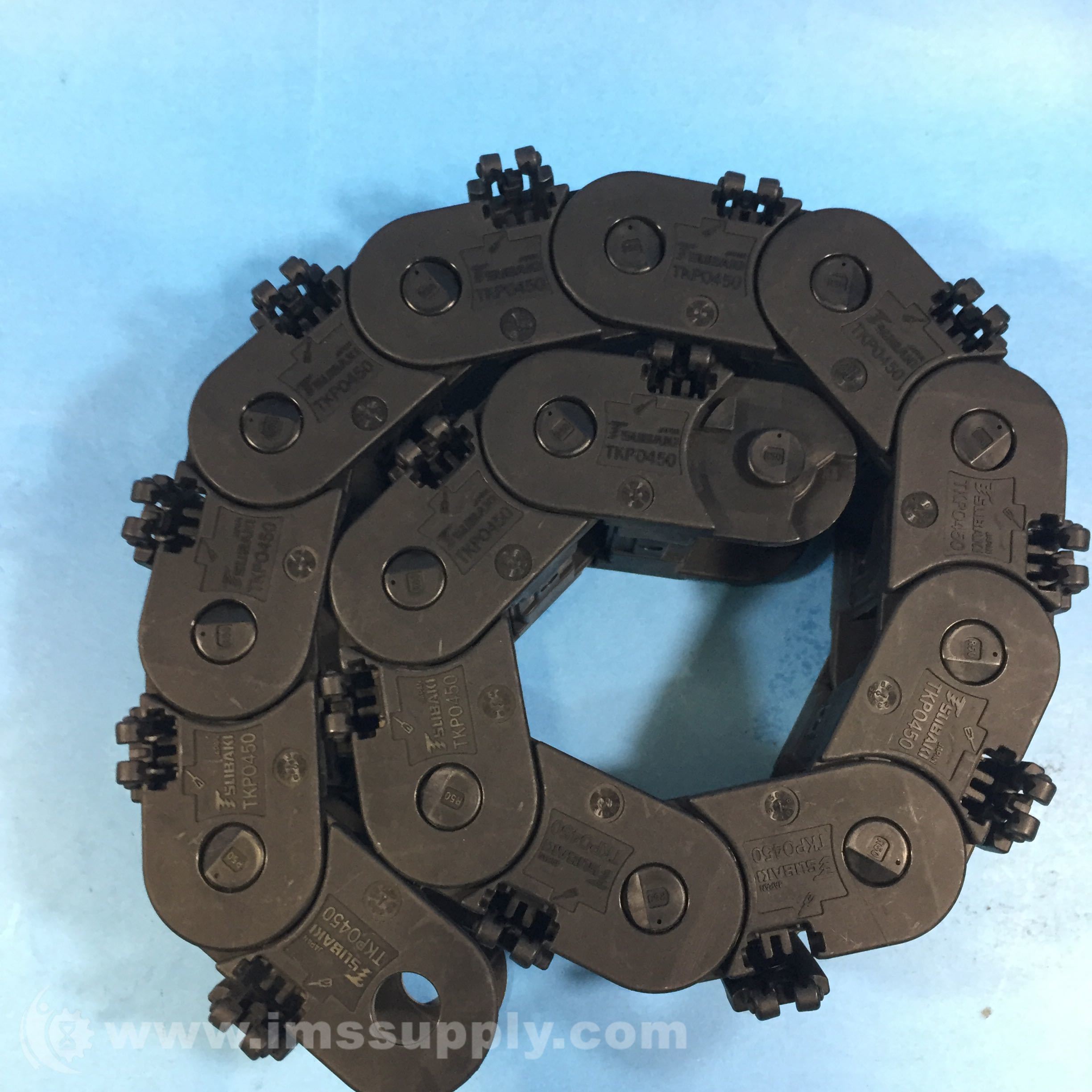 Tsubaki TKP045038B Cable Carrier, 14 Links, 1.5 x 1.0 ID IMS Supply