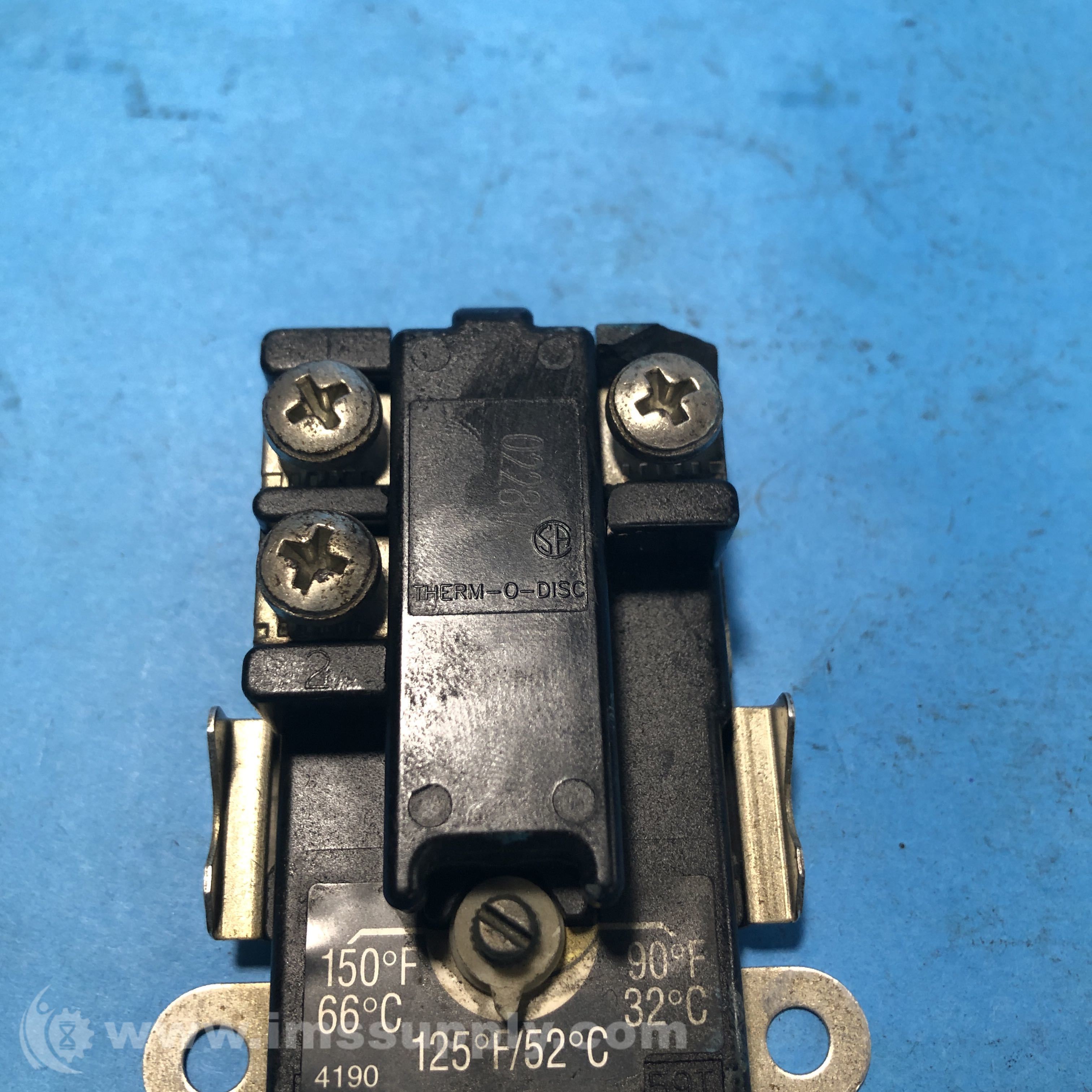 Thermodisc 4190 Upper Thermostat Element Electric Water Heater IMS Supply