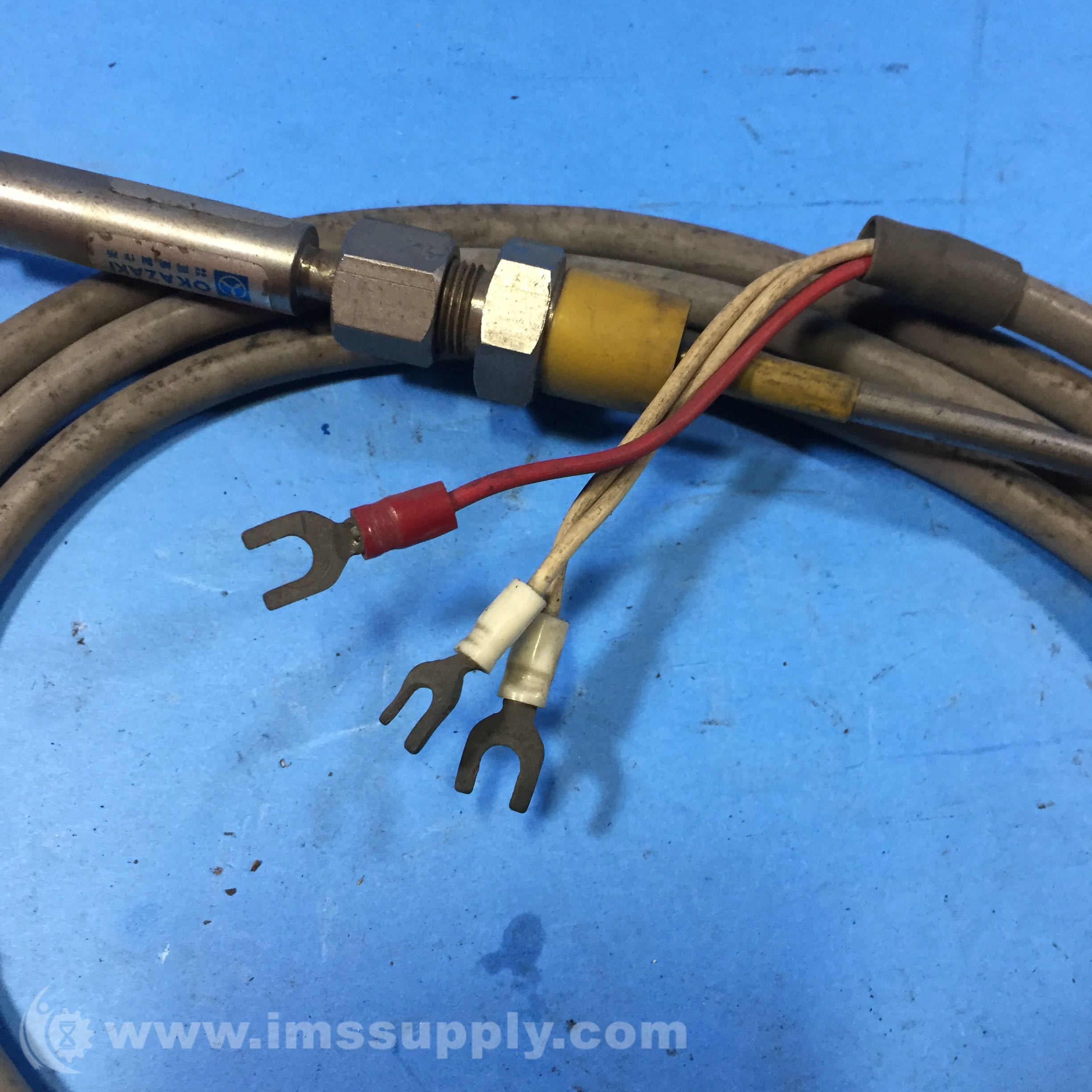 OKAZAKI RESISTOR pt100オーム Okazaki PT100 Temperature Sensor Terminal Head - IMS Supply