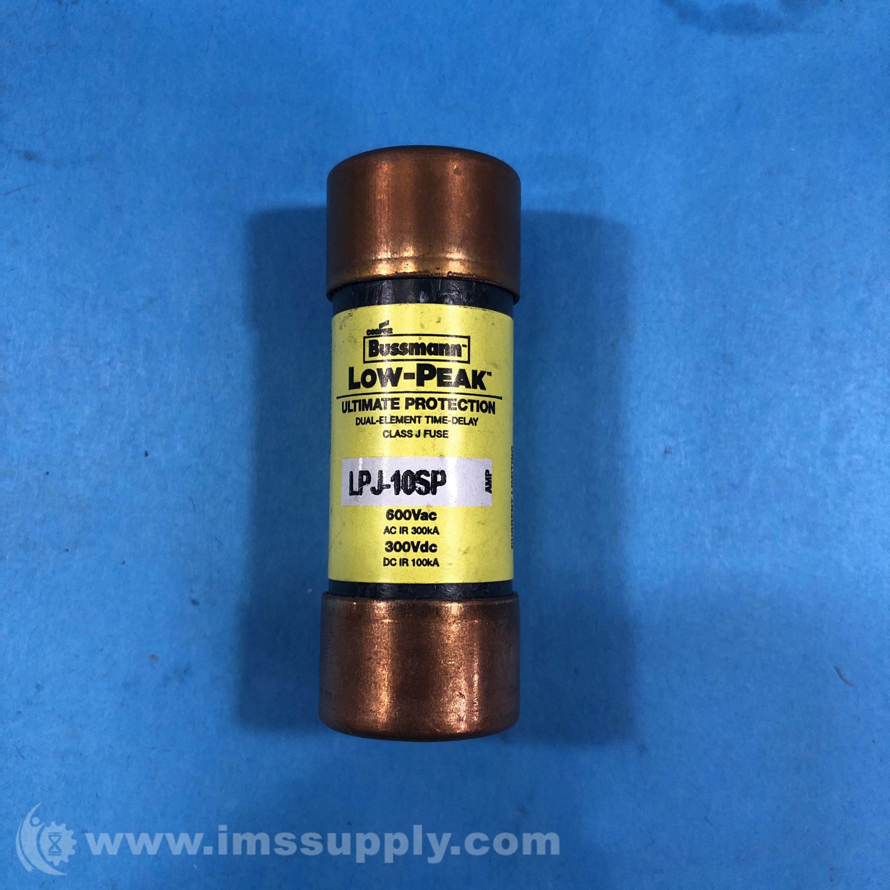 Bussmann LPJ10SP Fuse, Cylinder, Time Lag, 10A IMS Supply