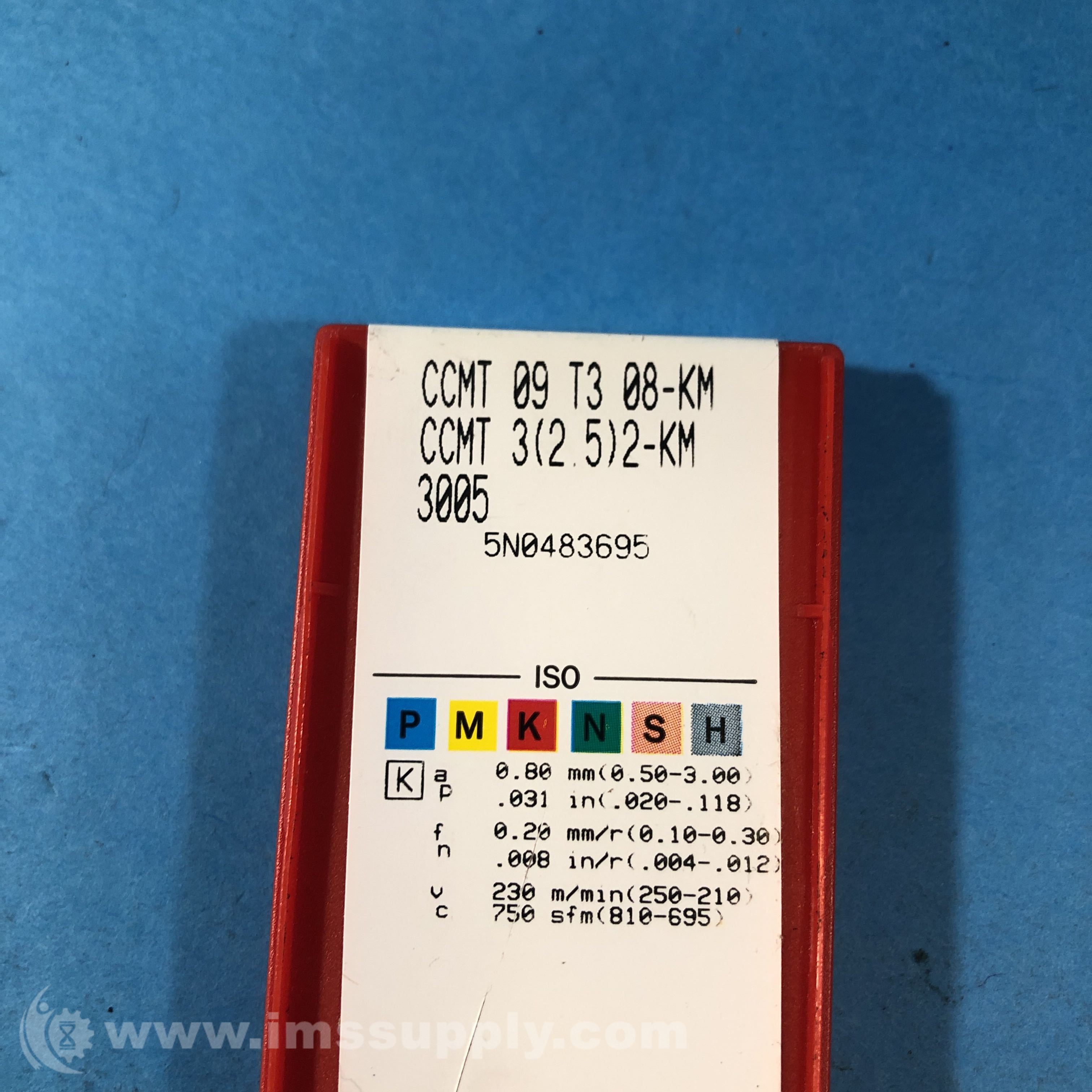 thumbnail image 2 of SCMW 3(2.5)2 09 T3 08 415 Sandvik Style Lathe Inserts - Unbranded 2 of 4
