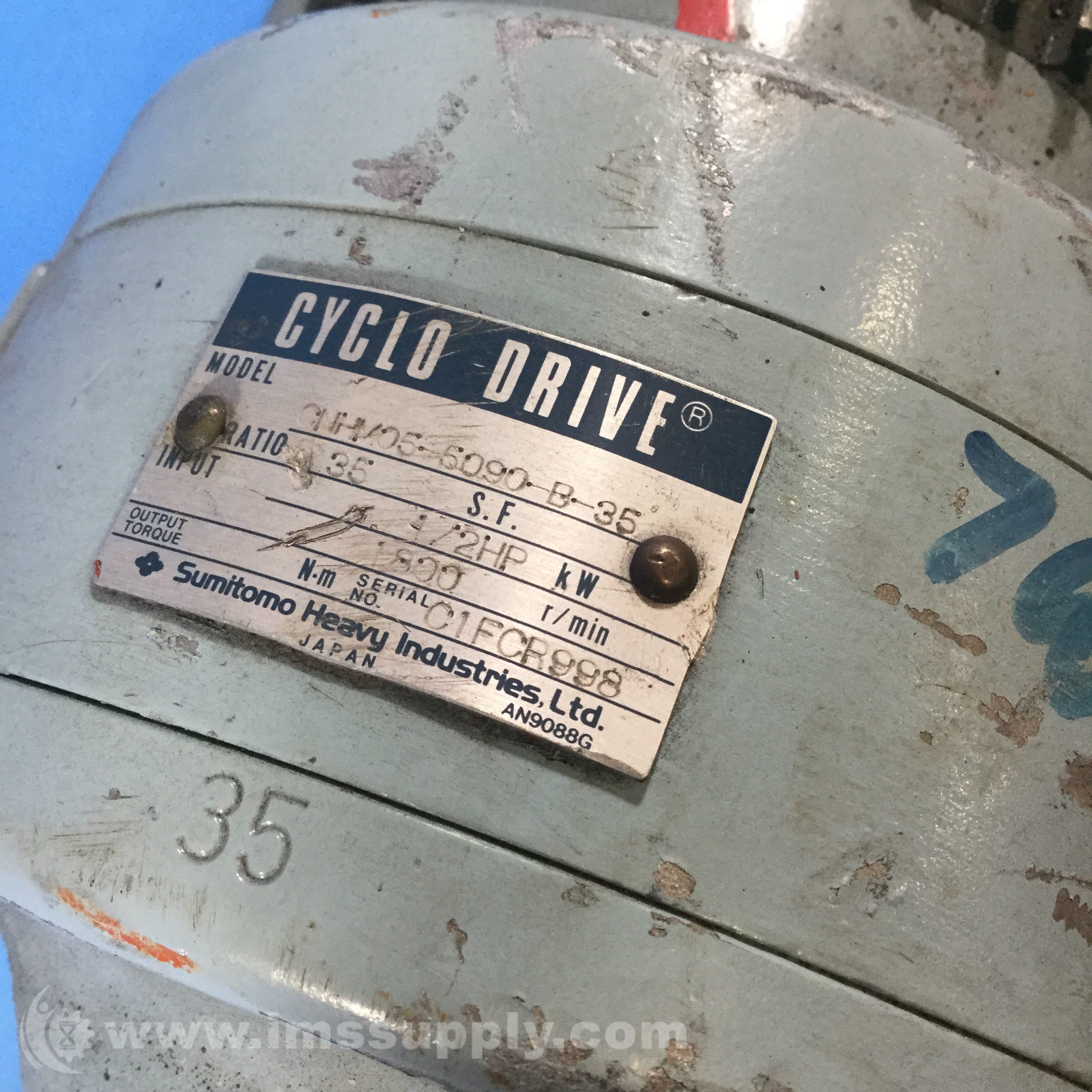 Sumitomo TC-F/FB-05A, Motor W/Brake - IMS Supply Sumitomo TC-F/FB-05A, Motor W/Brake - IMS Supply
