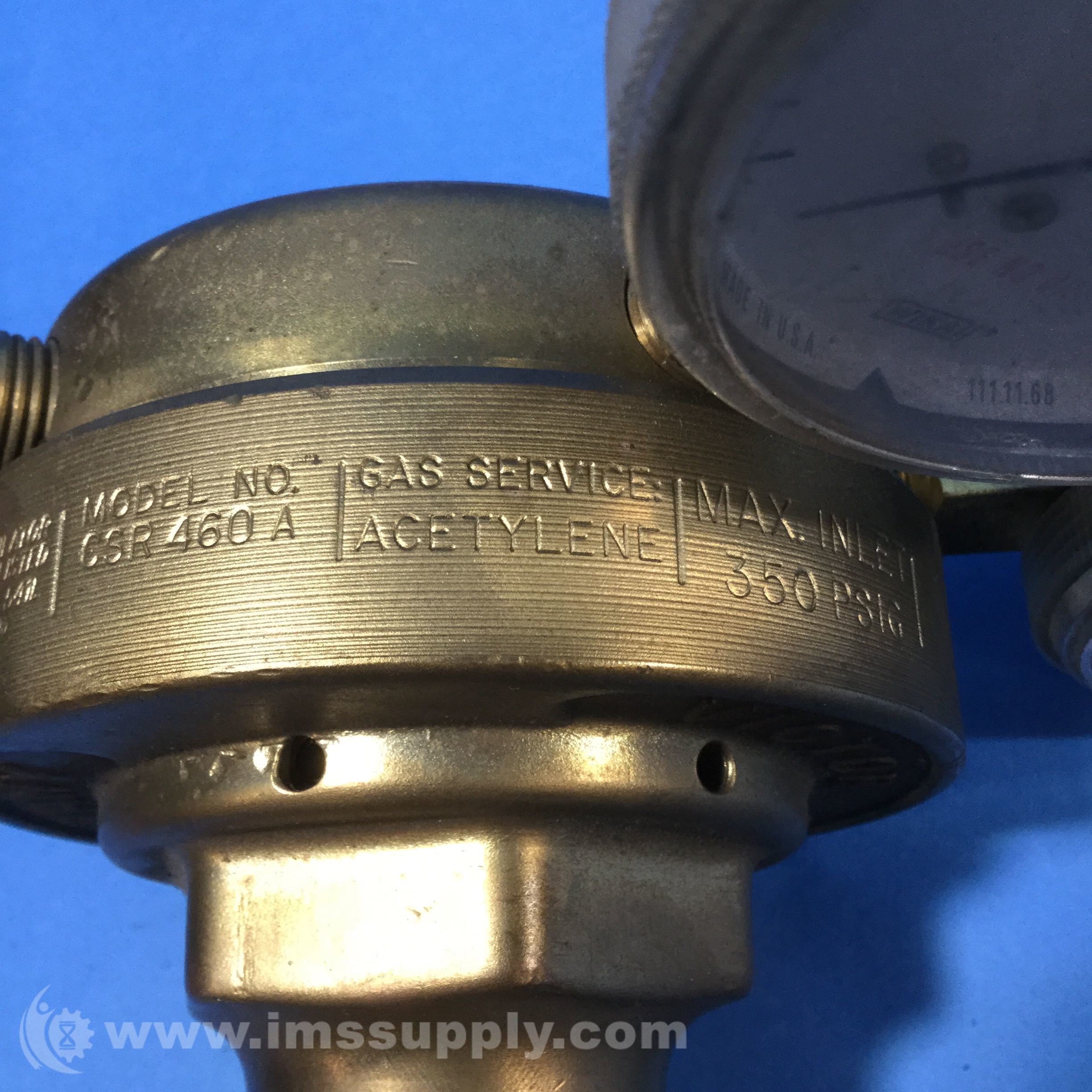 Victor Equipment Company CSR 460 A Compressed Gas Regulator - IMS Supply