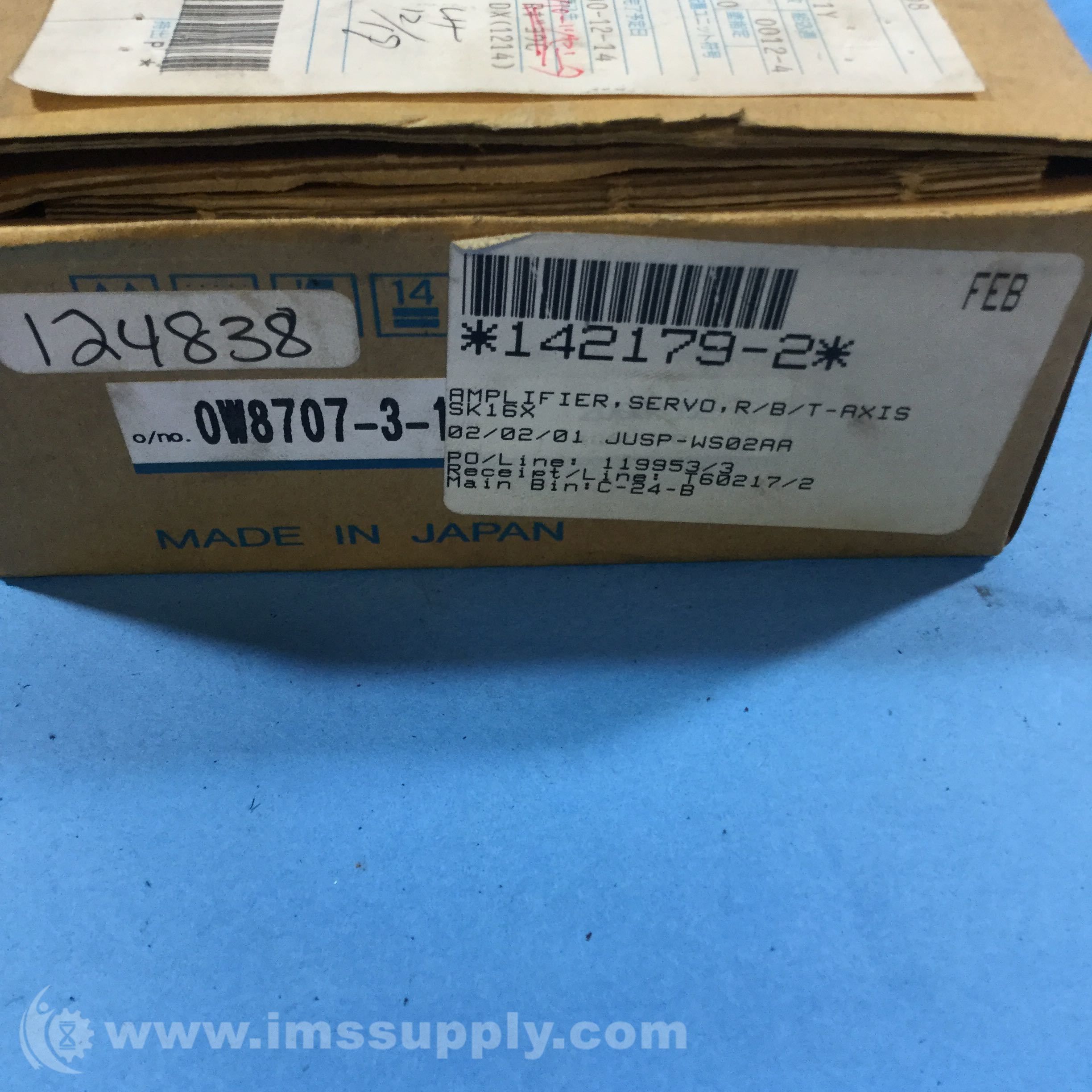 YASKAWA JUSP-WS02AA 142179-2, XRC / R/B/T-Axis Servo YASKAWA JUSP-WS02AA 142179-2, XRC / R/B/T-Axis Servo