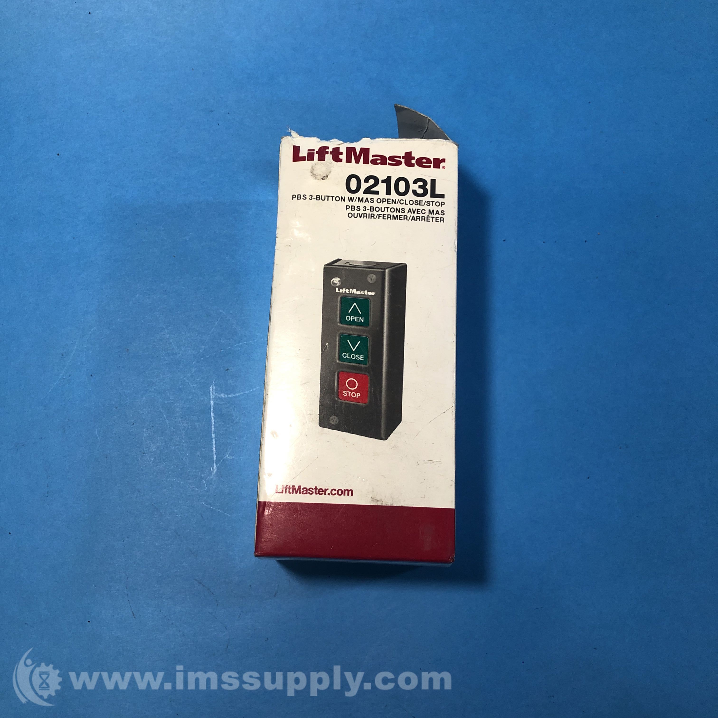 LiftMaster 02103L Control Station, 3Buttons IMS Supply