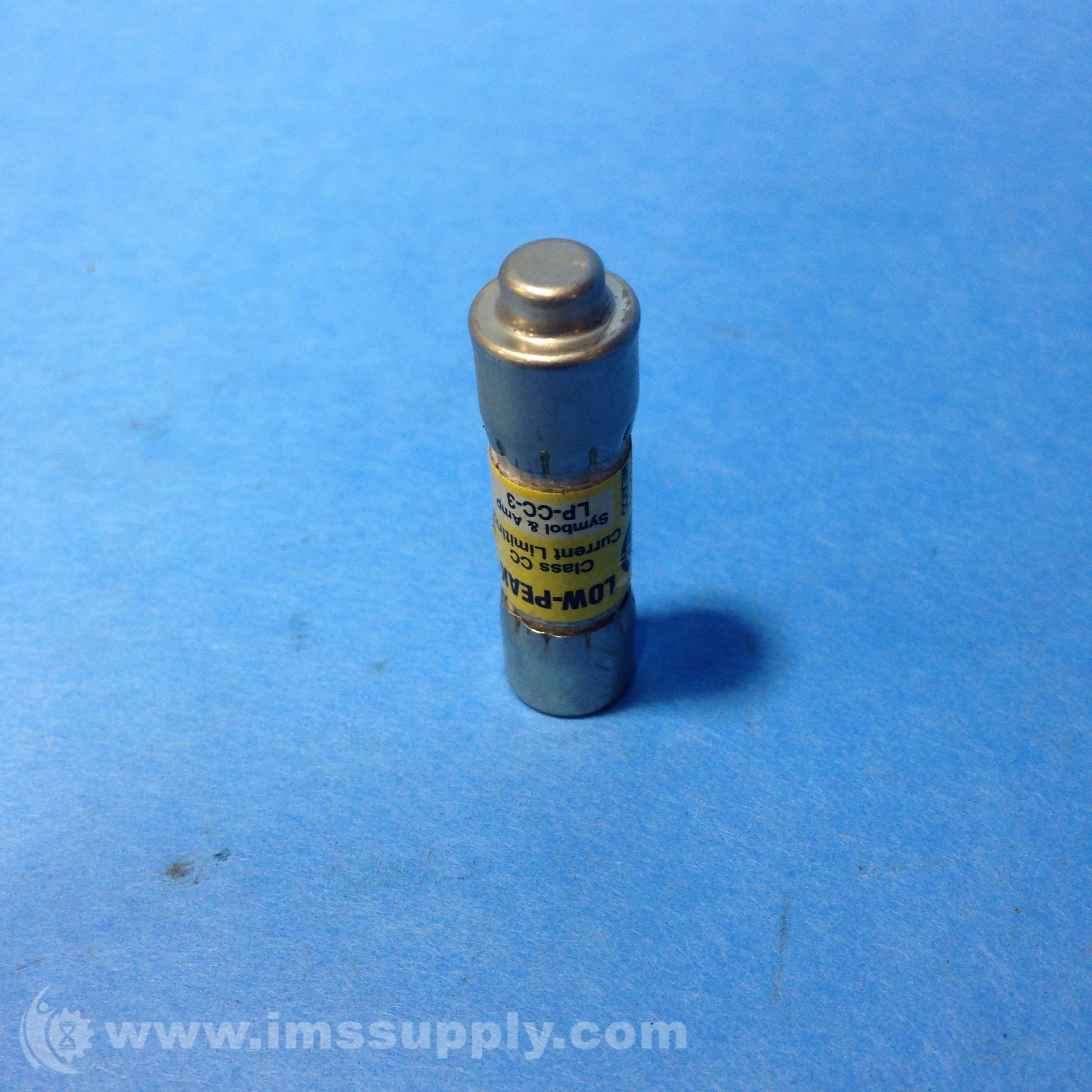 Bussmann LPCC3 Fuse 3 AMP 600 VAC Time Delay IMS Supply