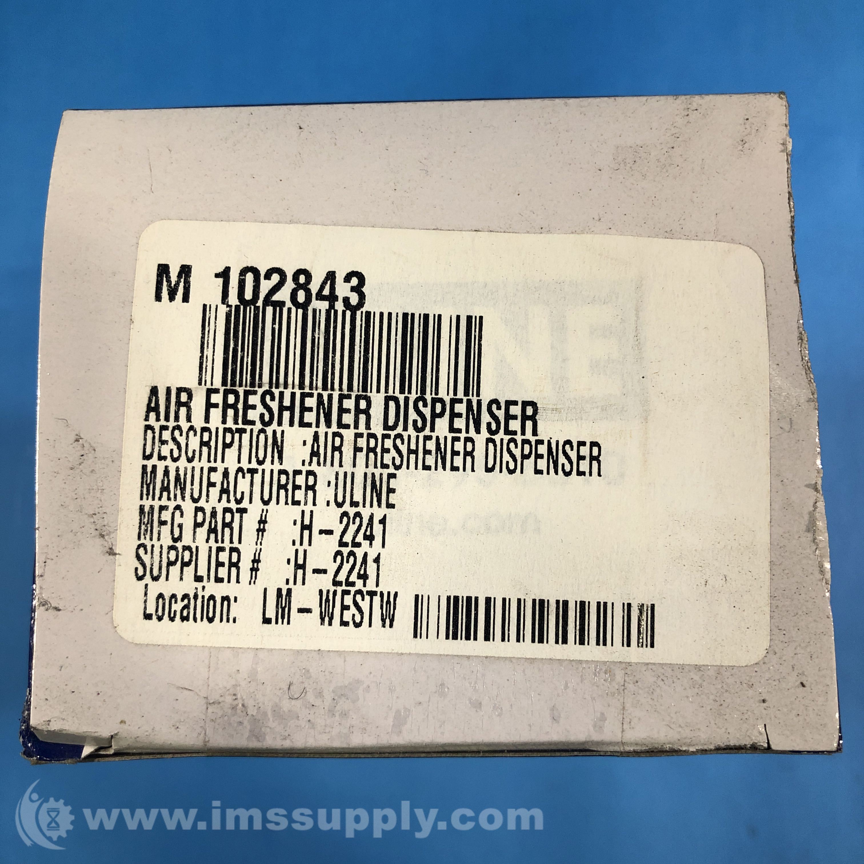 Uline H2241 Air Freshener Dispenser, 9 x 4 x 3 IMS Supply