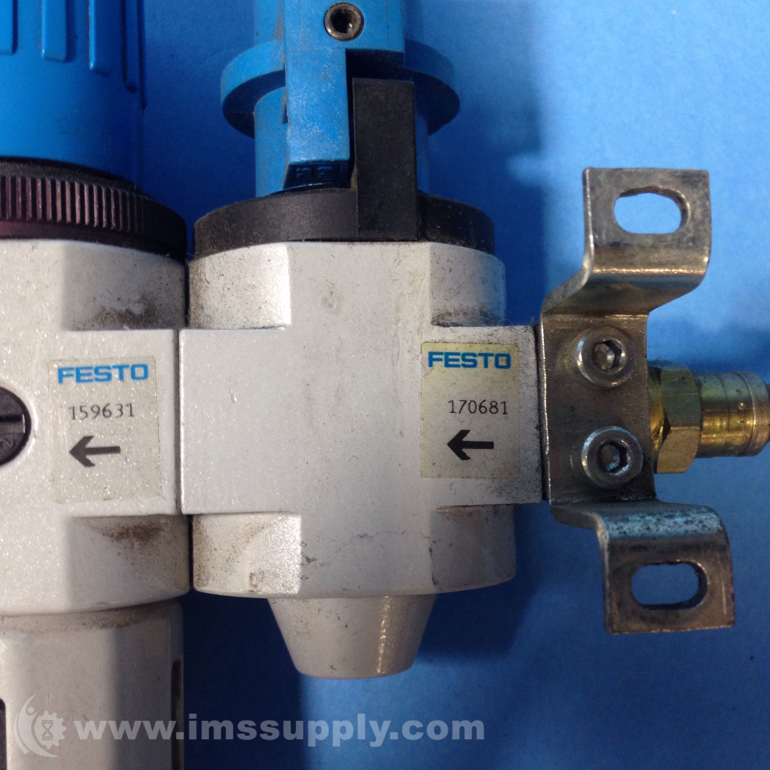 Festo 159631 Filter Regulator LFR-1/4-D-Mini - IMS Supply