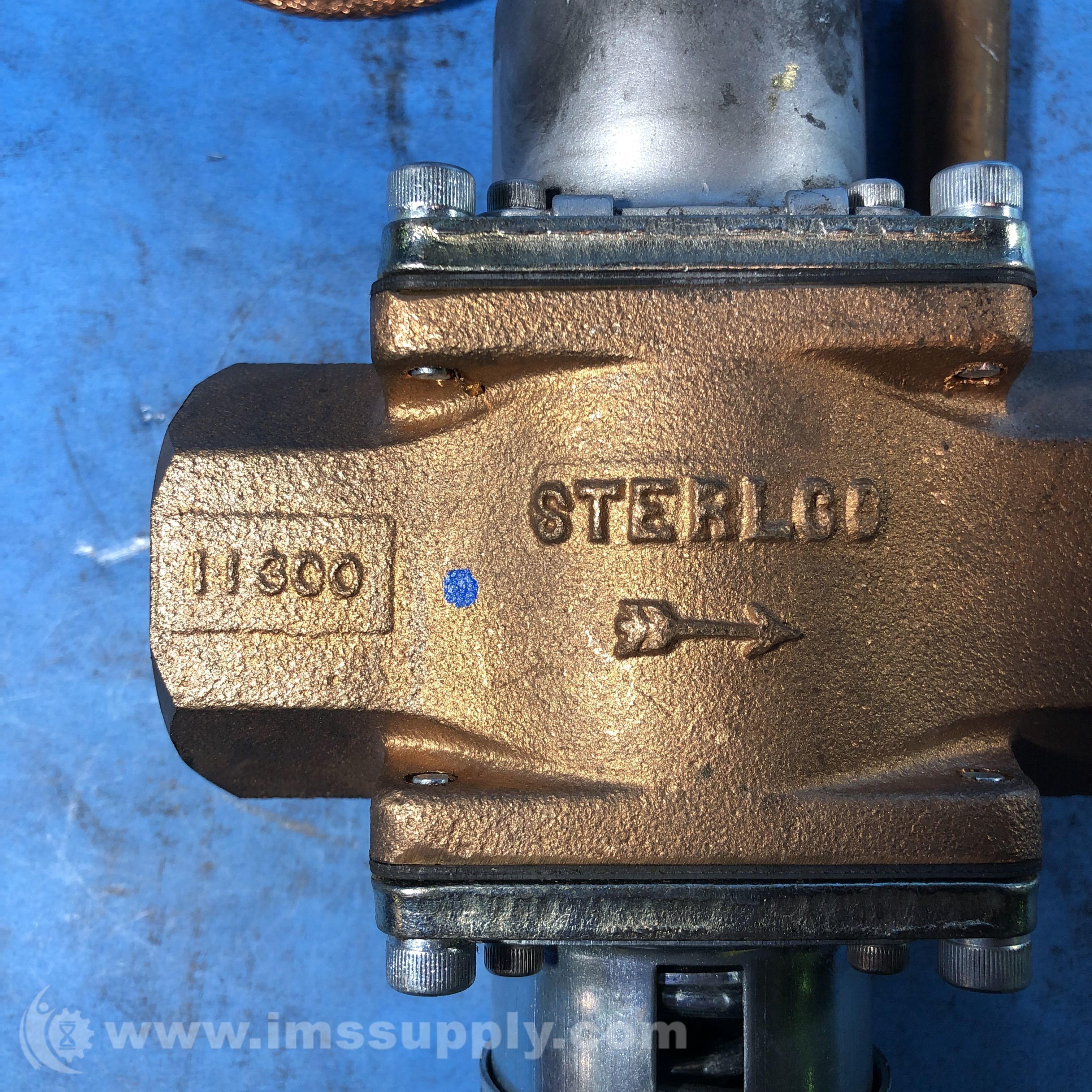 Sterlco 56T Adjustable Self-Modulating Temperature Control Valve, - IMS ...