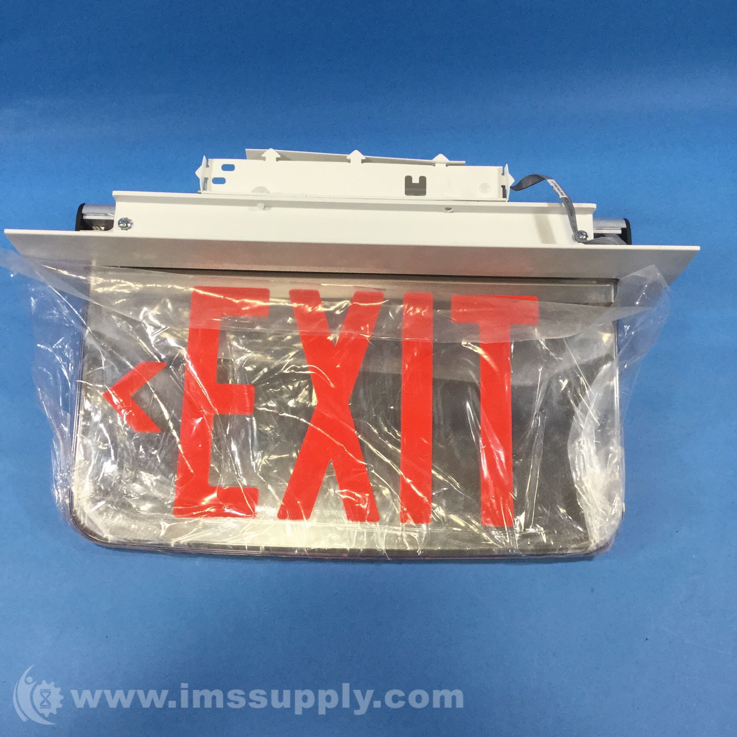 D-2 【希少】90s ライトテーブル Big John × EDW 通電確認済 Dual Lite LECDRCWE Emergency Exit Sign 120/277VAC, 60HZ - IMS Supply