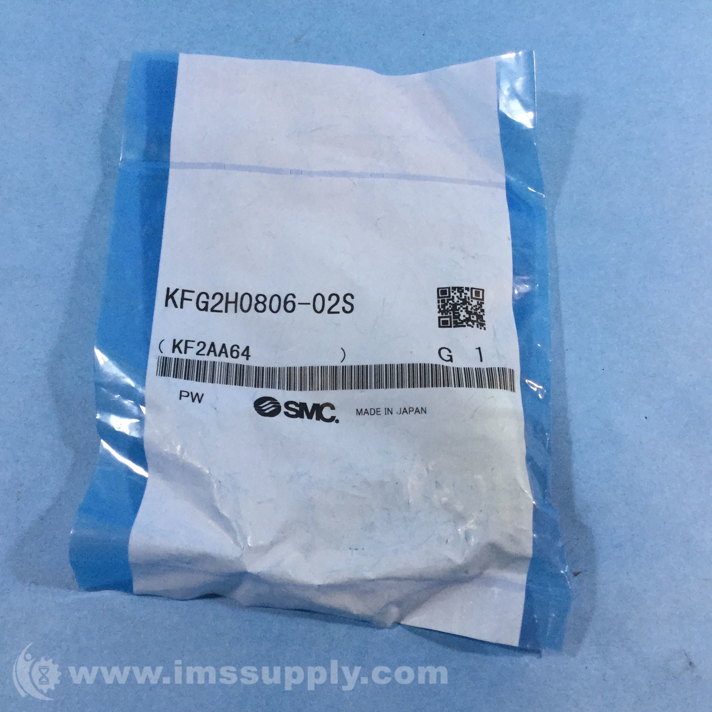 SMC KFGH0806-02S Male Connector Fitting - IMS Supply