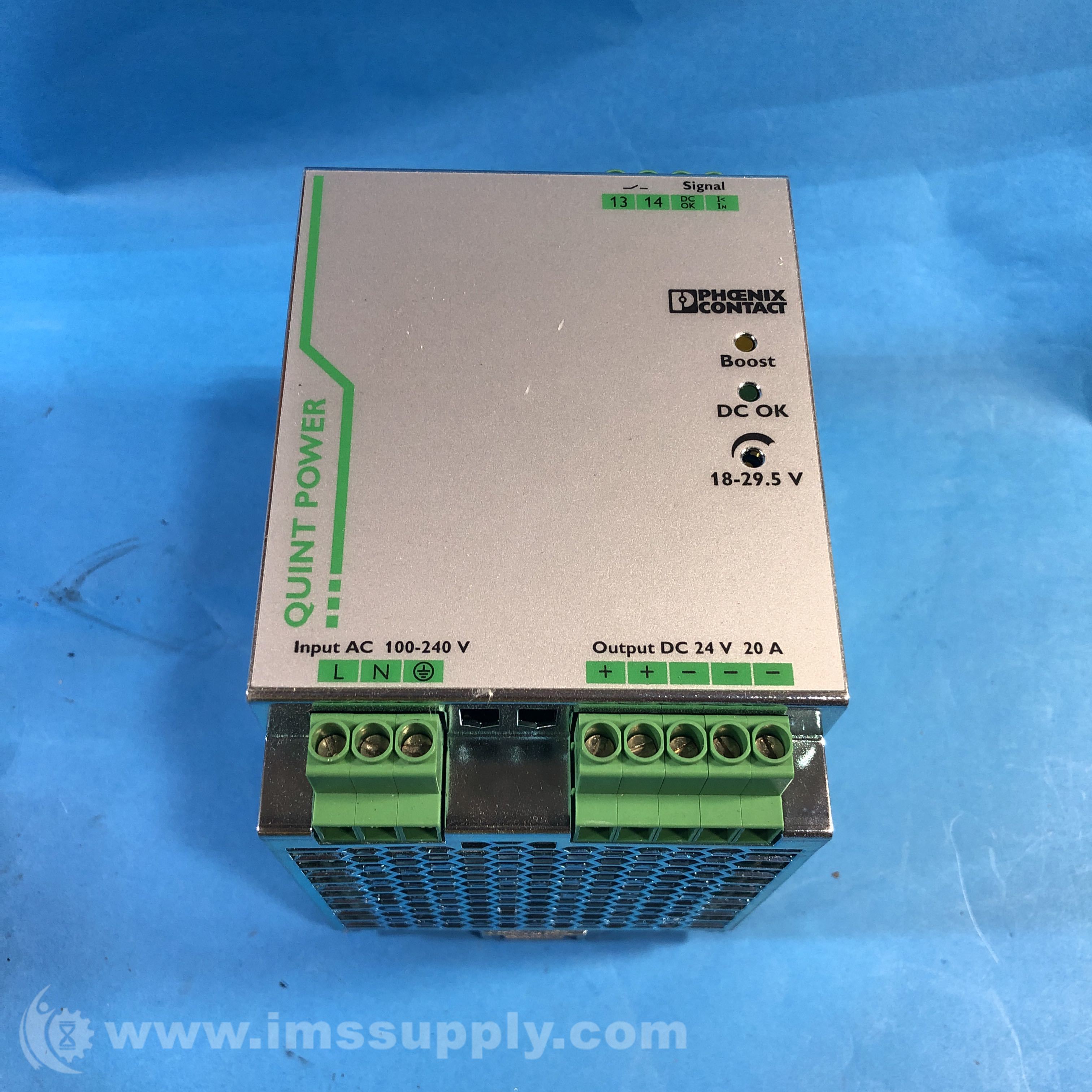 Phoenix Contact QUINTPS/1AC/24DC/20 Power Supply Unit IMS Supply