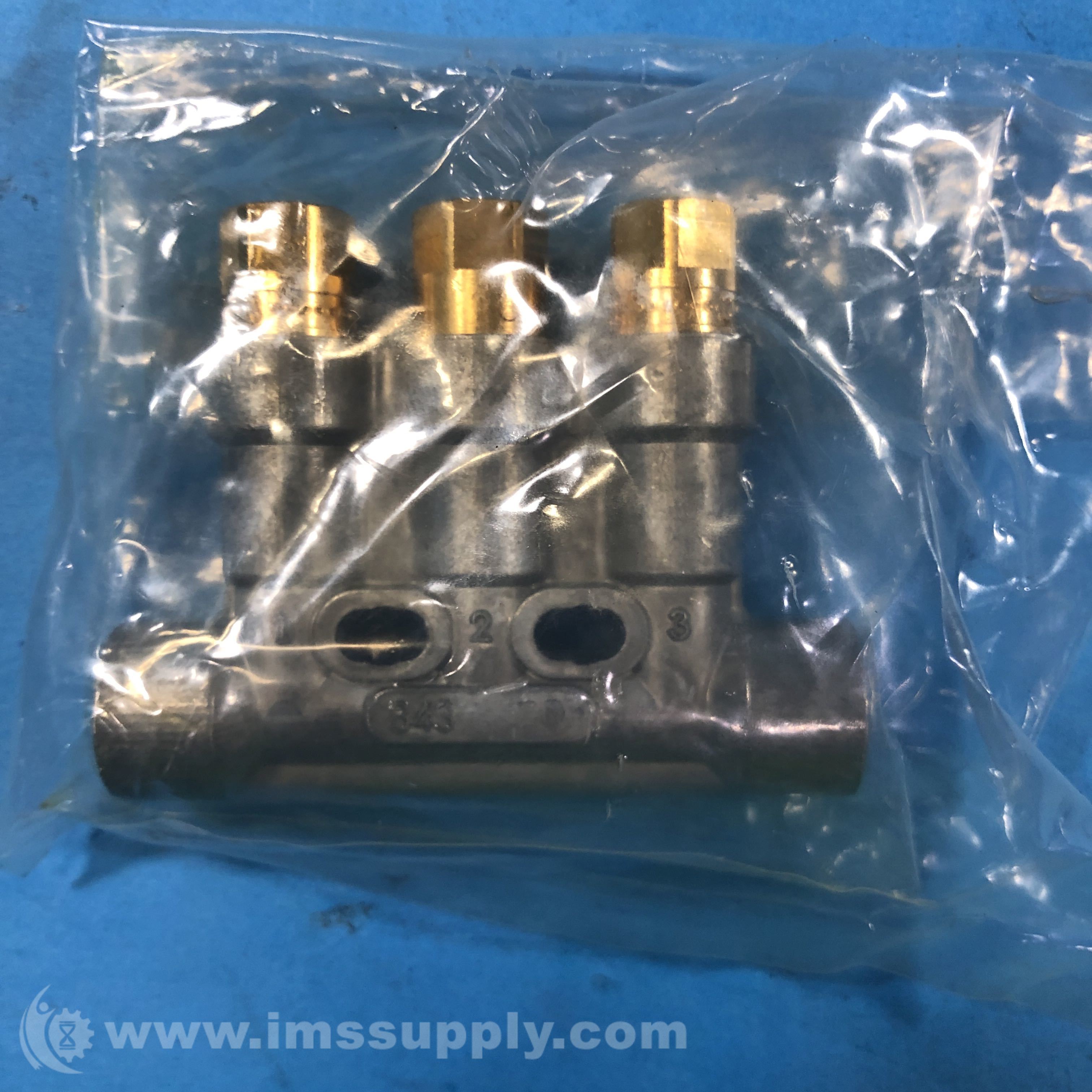SKF 343ZD Grease Distribution Block Lubrication Manifold IMS Supply