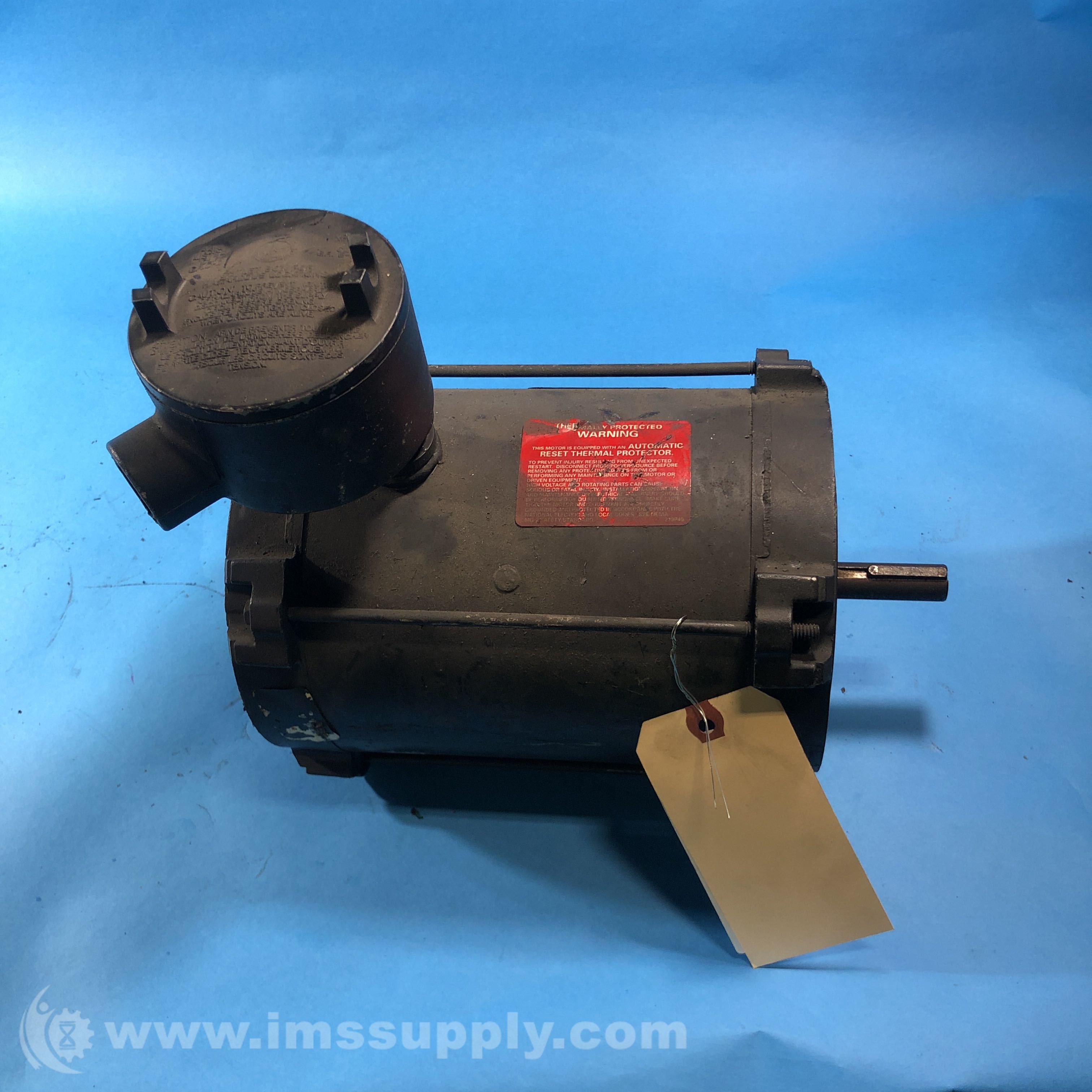 18255601 Explosion Proof Electric Motor, HP 1/3 IMS Supply