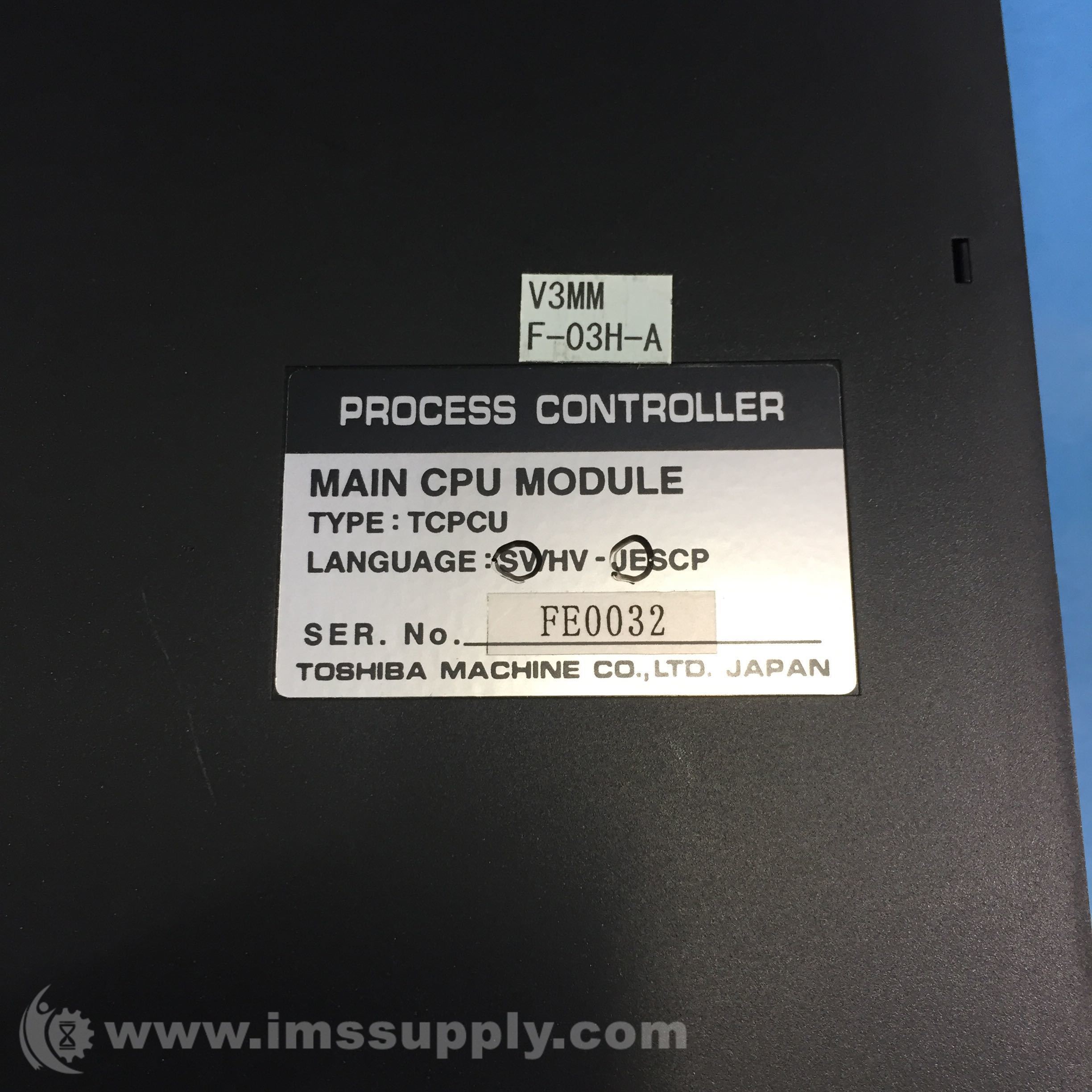 Toshiba TCPCU Process Controller, Main CPU Module - IMS Supply