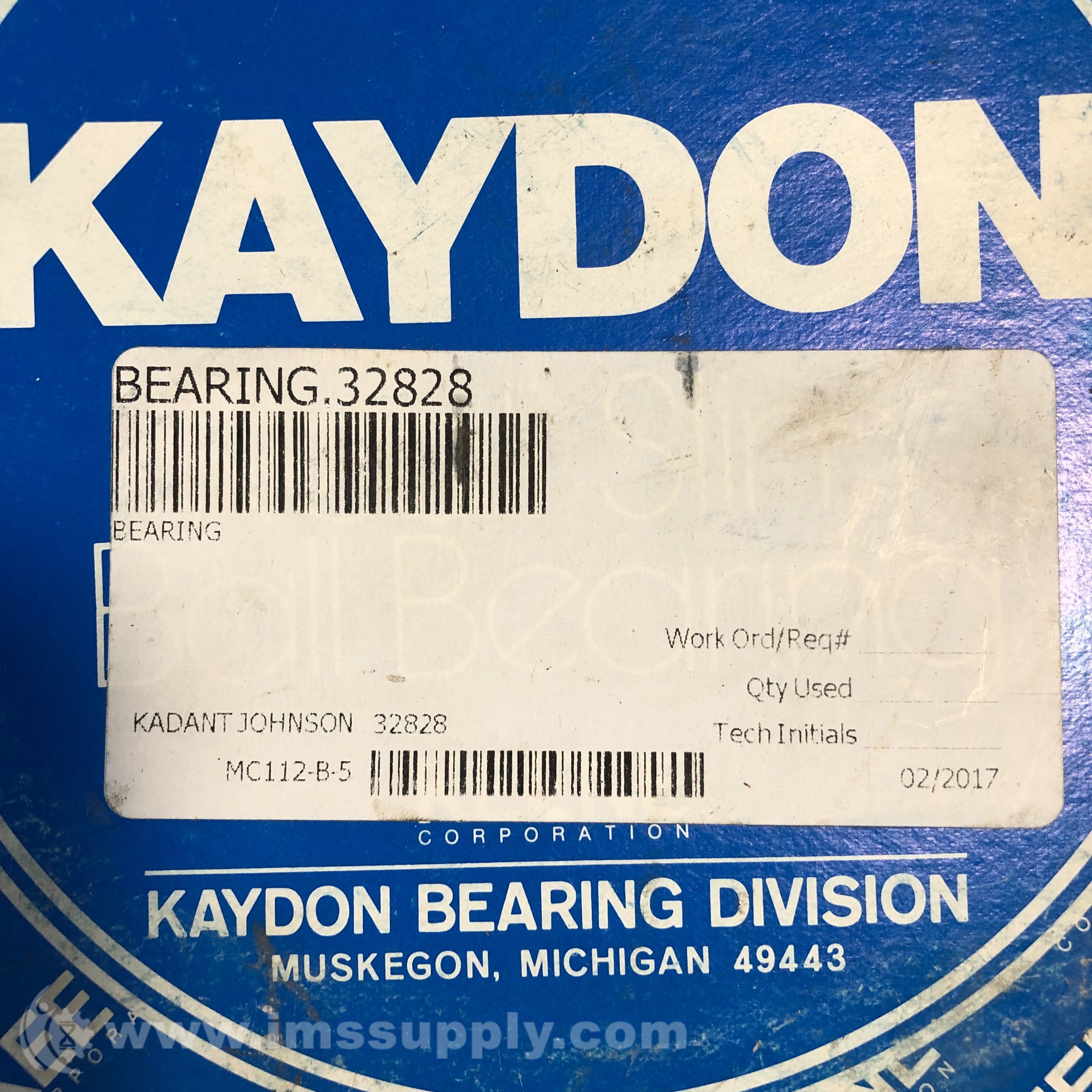 Kaydon Bearing 32828 Slim Line Single Row Ball Bearing IMS Supply