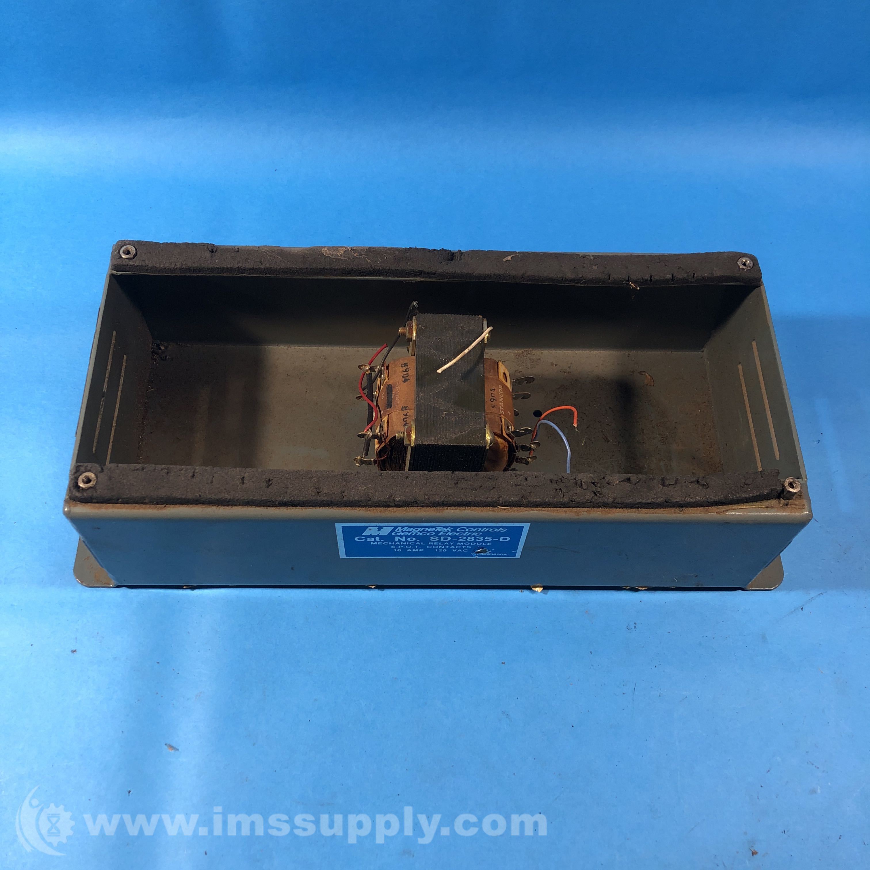 SD2835D Mechanical Relay Module, 10A, 120 VAC IMS Supply