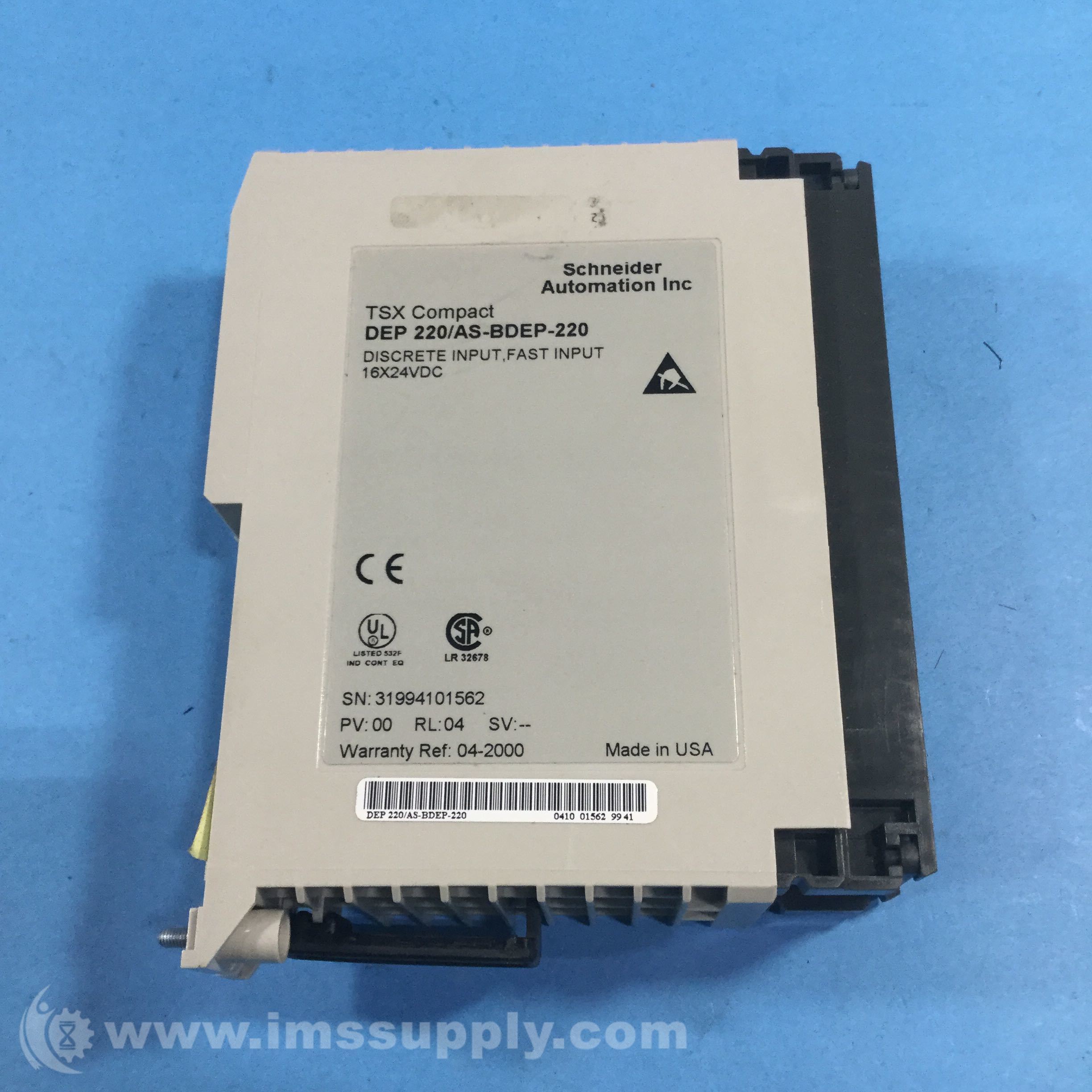Modicon DEP220/AS-BDEP-220 TSX Compact Discrete Input - IMS Supply
