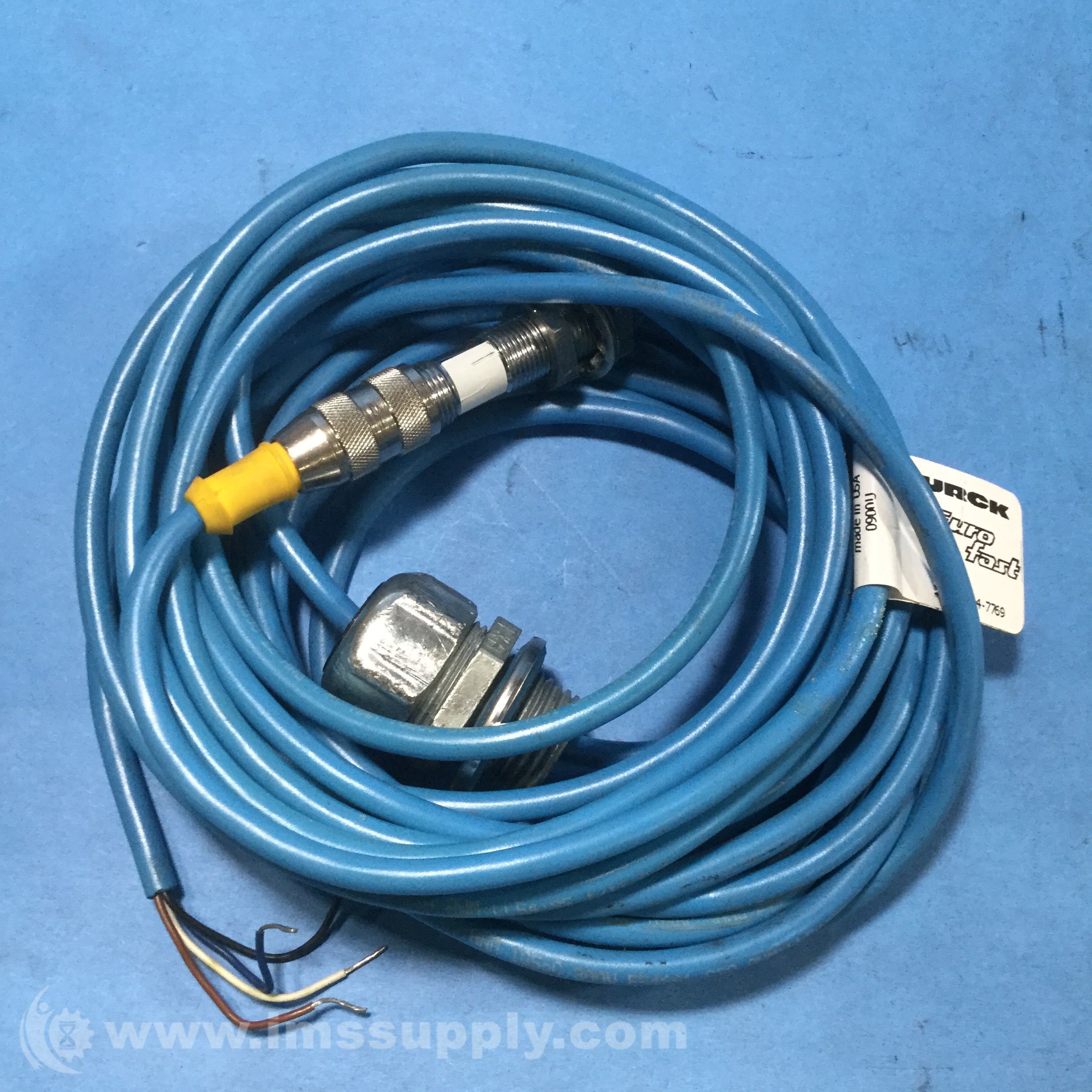 Câble Double Extrémité Turck RK 4.43T-15-RS - Longueur 15 M - Connecteur M12 Droit - Neuf