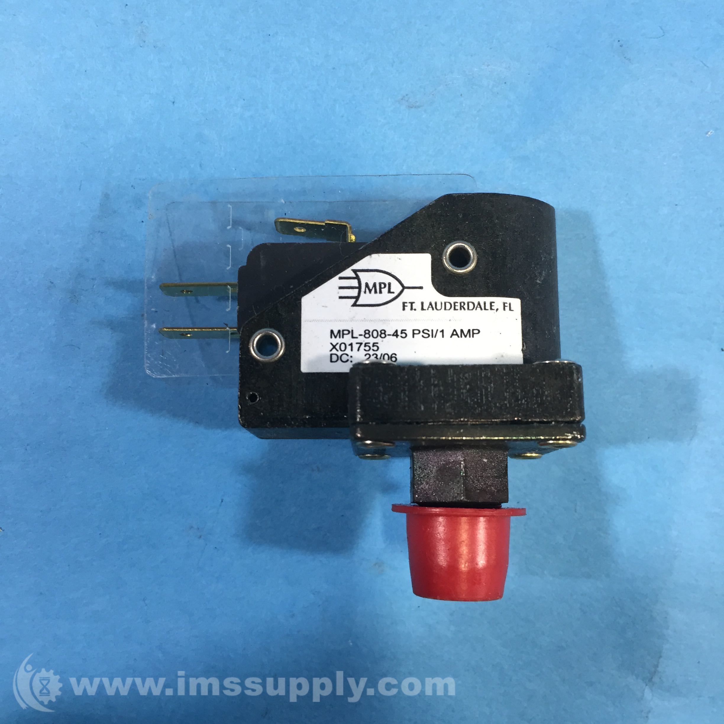 Mpl MPL80845 PSI/1 AMP Pneumatic Pressure Switch IMS Supply