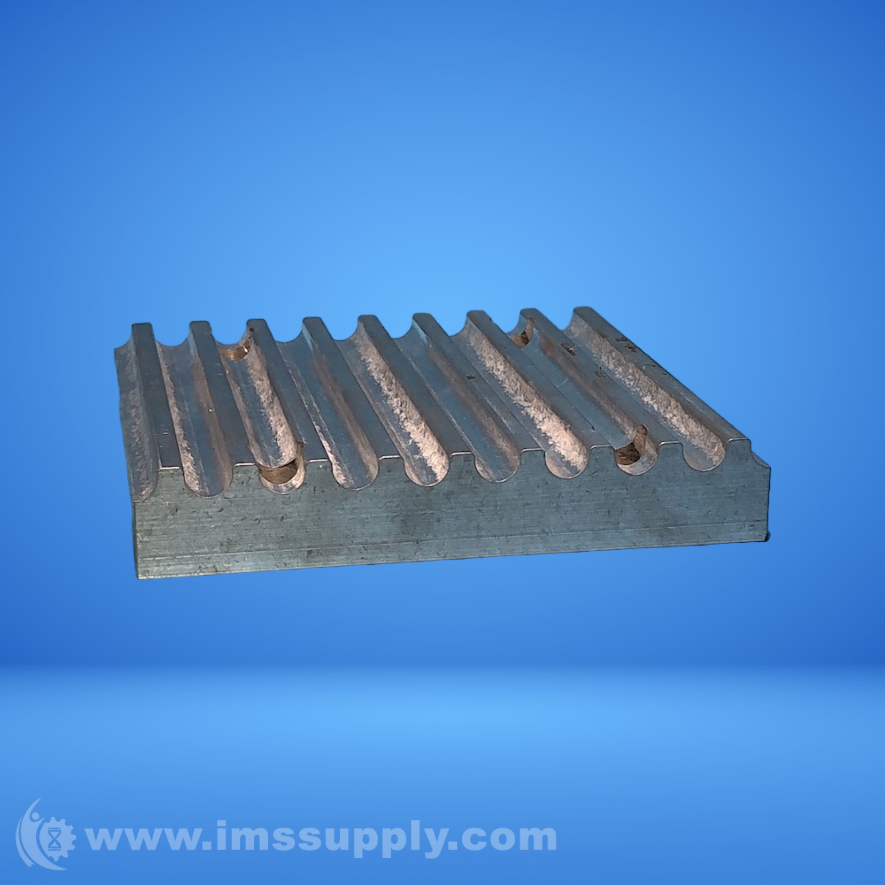 Steel Grooved Forming Block 6 x 6 x 2 - IMS Supply