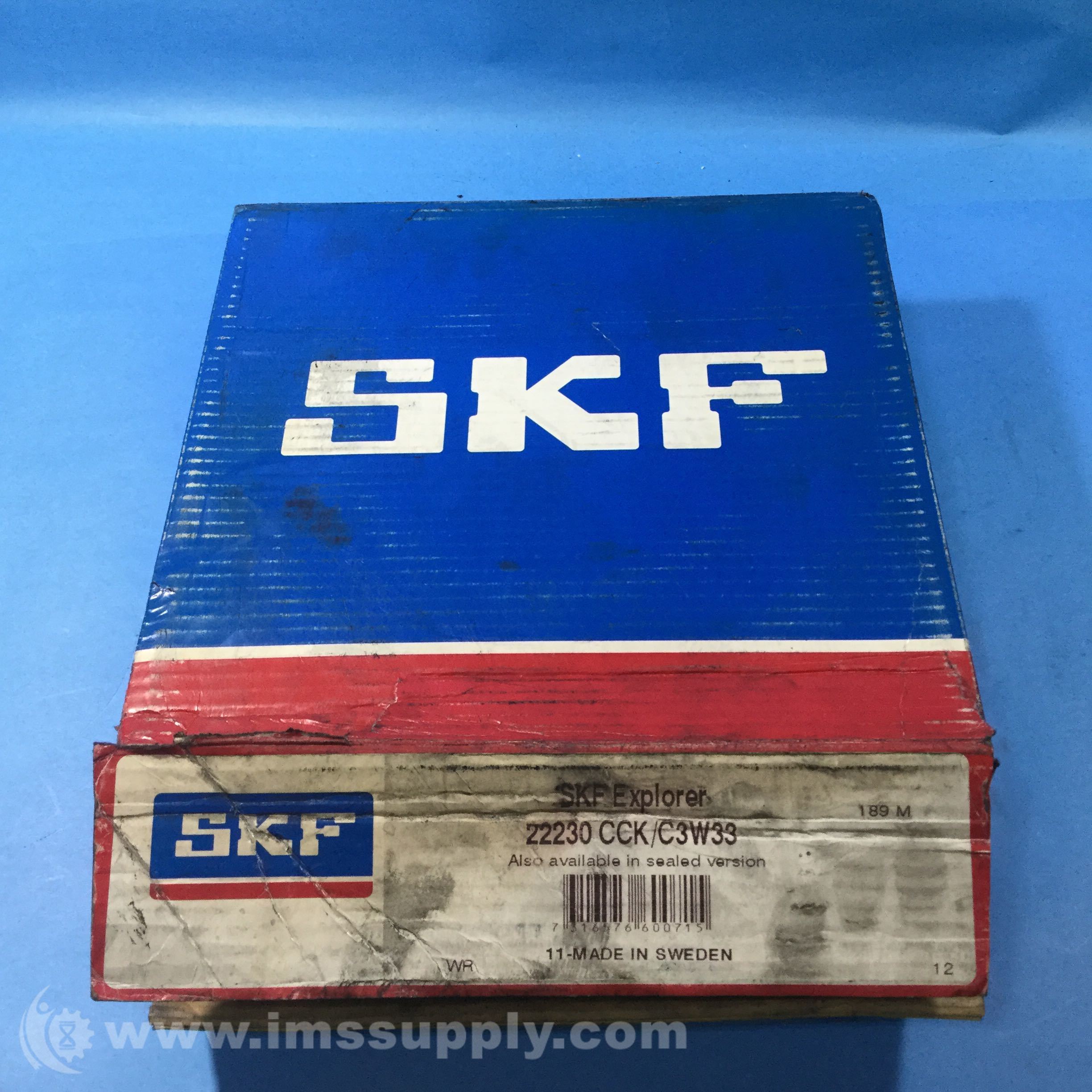 SKF 22230 CCK/C3W33 Spherical Roller Bearing, 150 mm ID