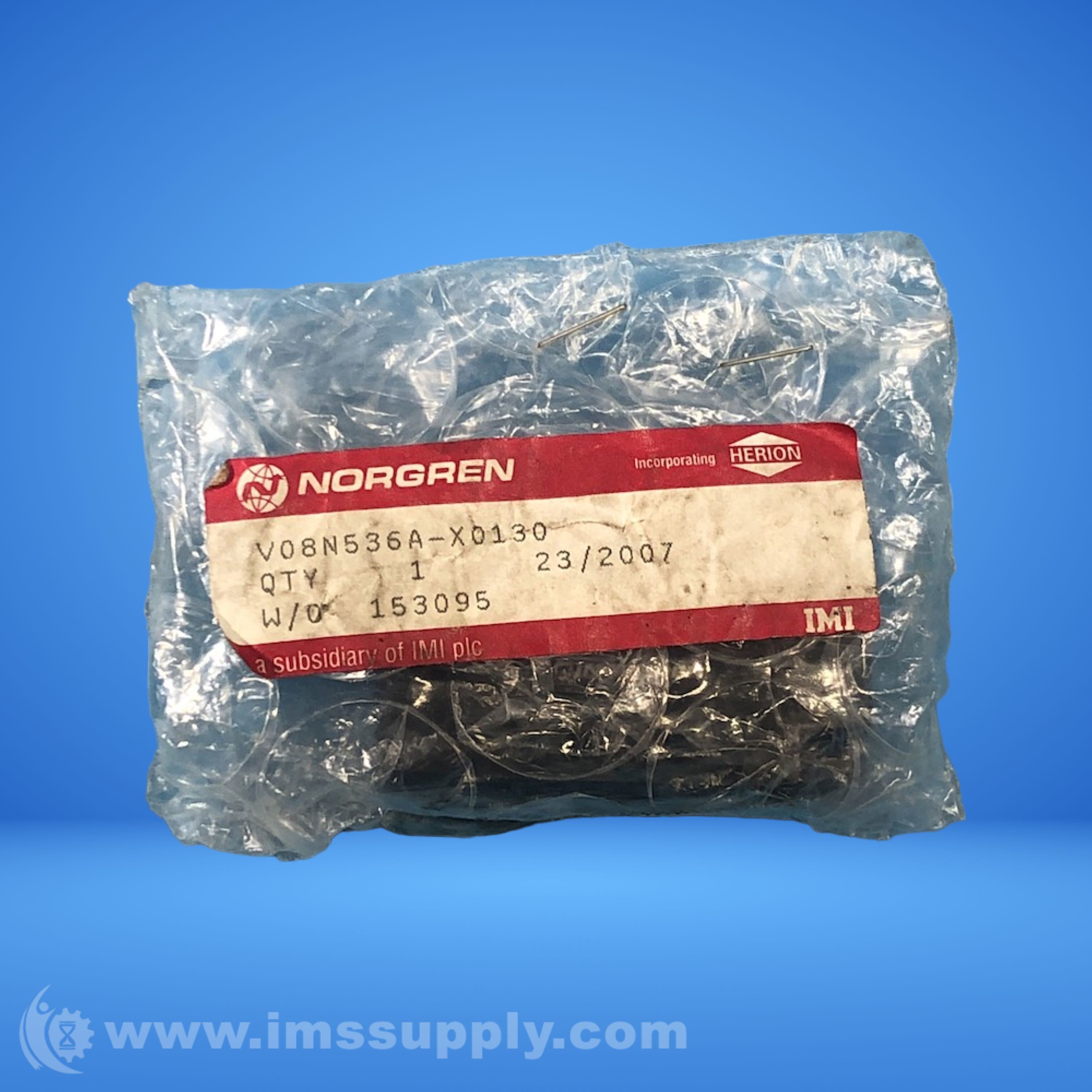 Norgren V08N536A-X0130 Valve, 6mm 5/2 Inline Pilot Spring - IMS Supply