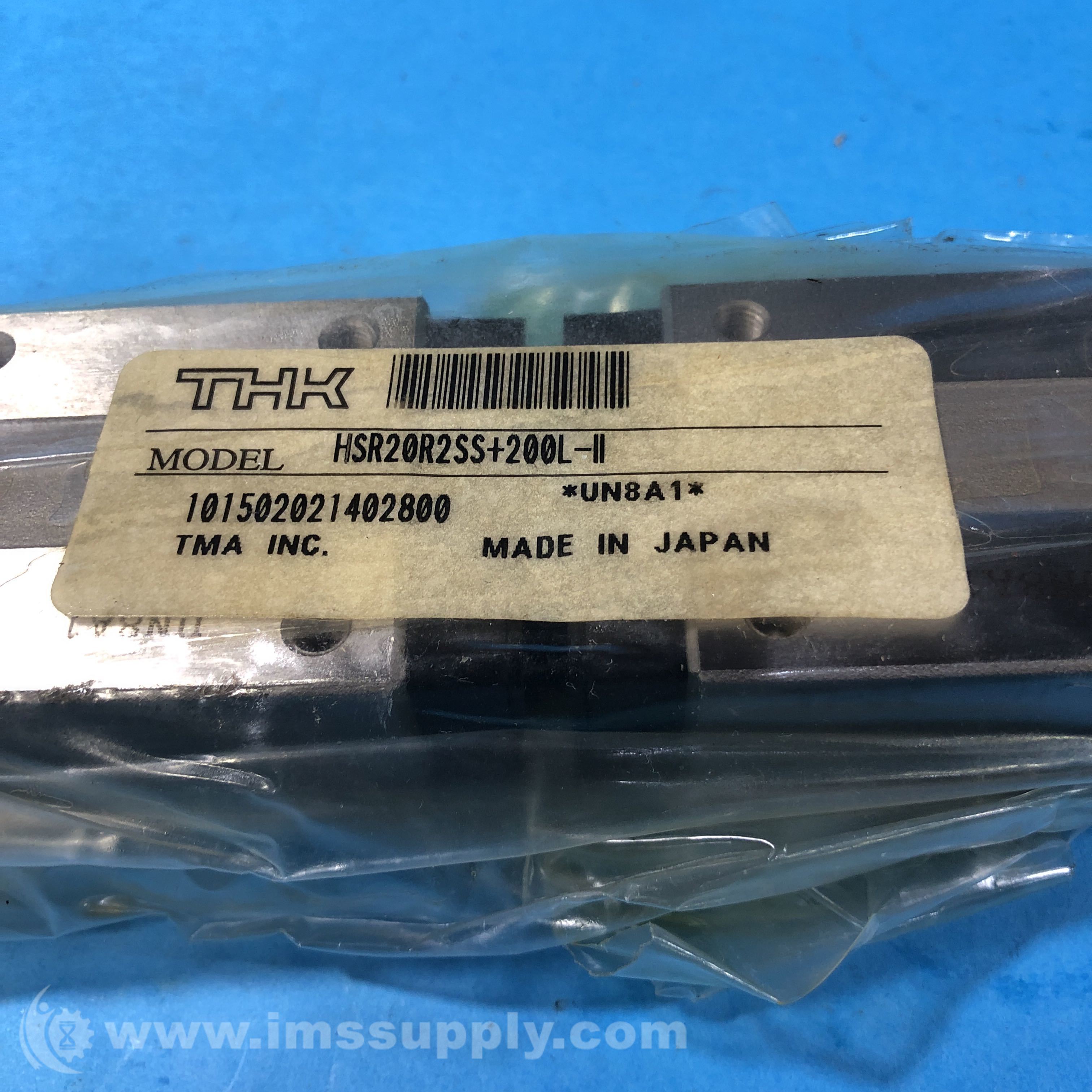THK HSR20R2SS+200LII Linear Motion Block and Rail IMS Supply