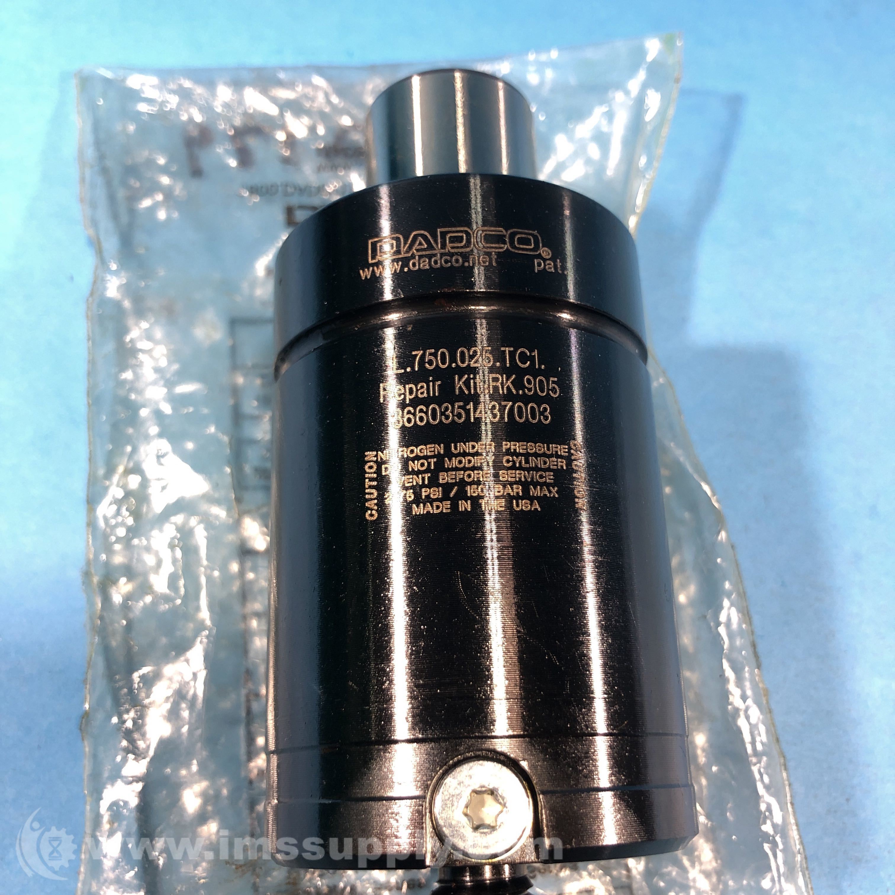 Dadco L.750.025.TC1 Nitrogen Gas Spring - IMS Supply