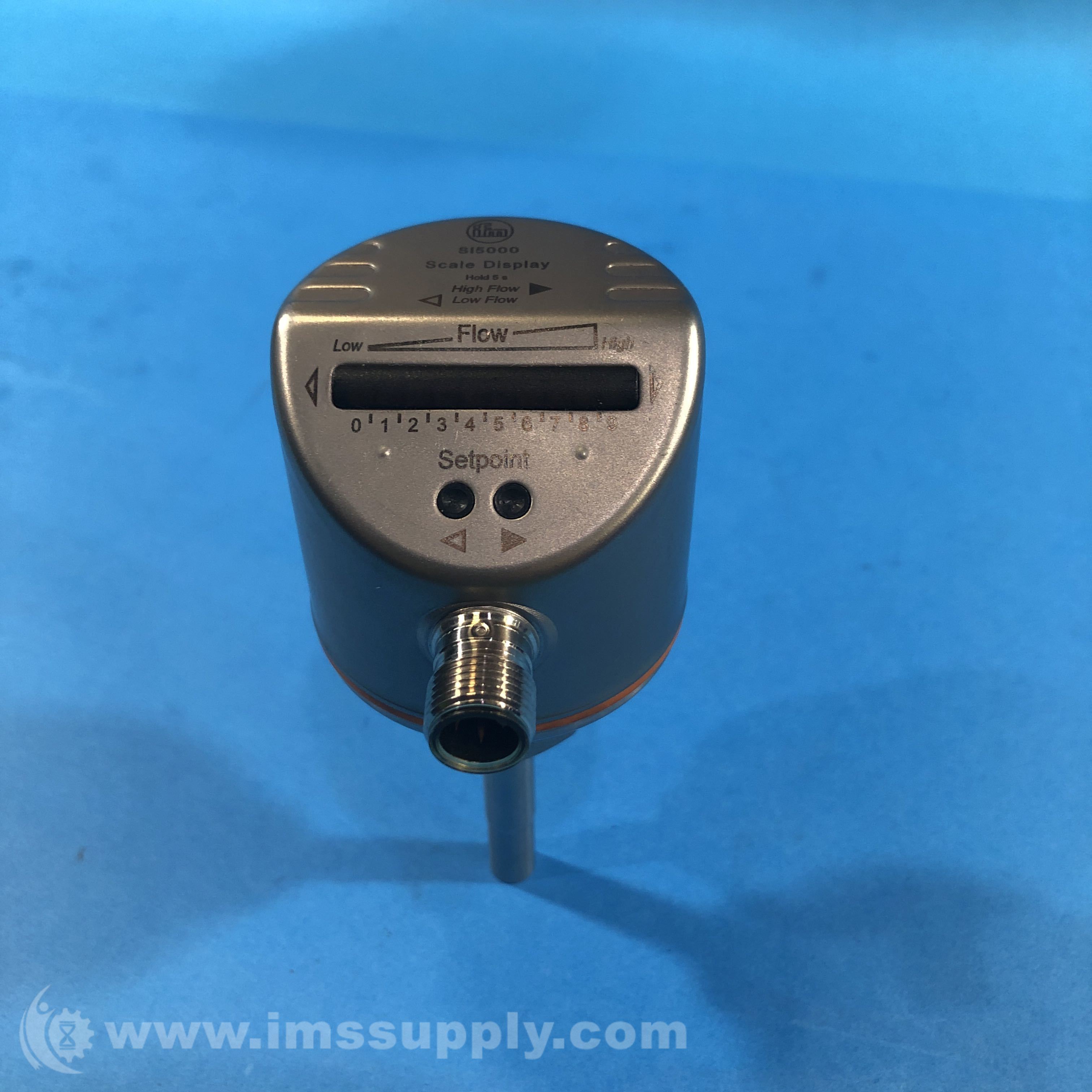 Ifm SI5000 Flow Sensor Monitor 45mm Probe, 33000cm/s Range IMS Supply