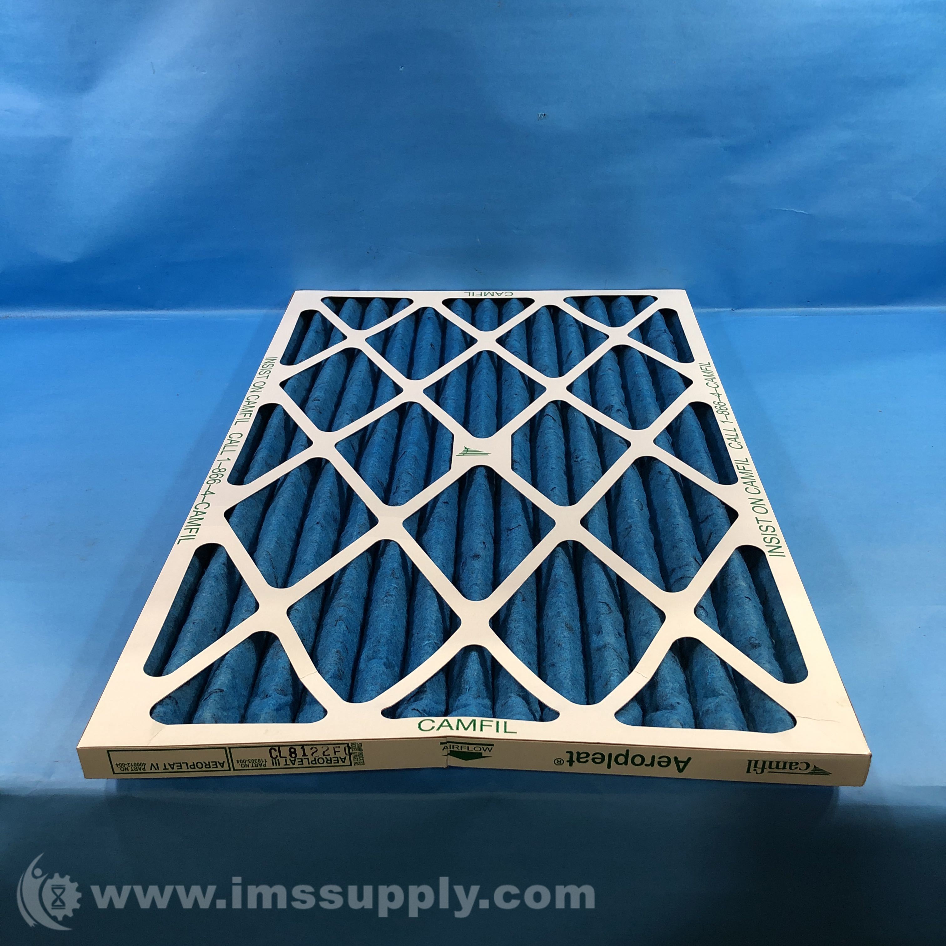 Camfil 119303004 Aeropleat Merv 8 Pleated Panel Filter IMS Supply