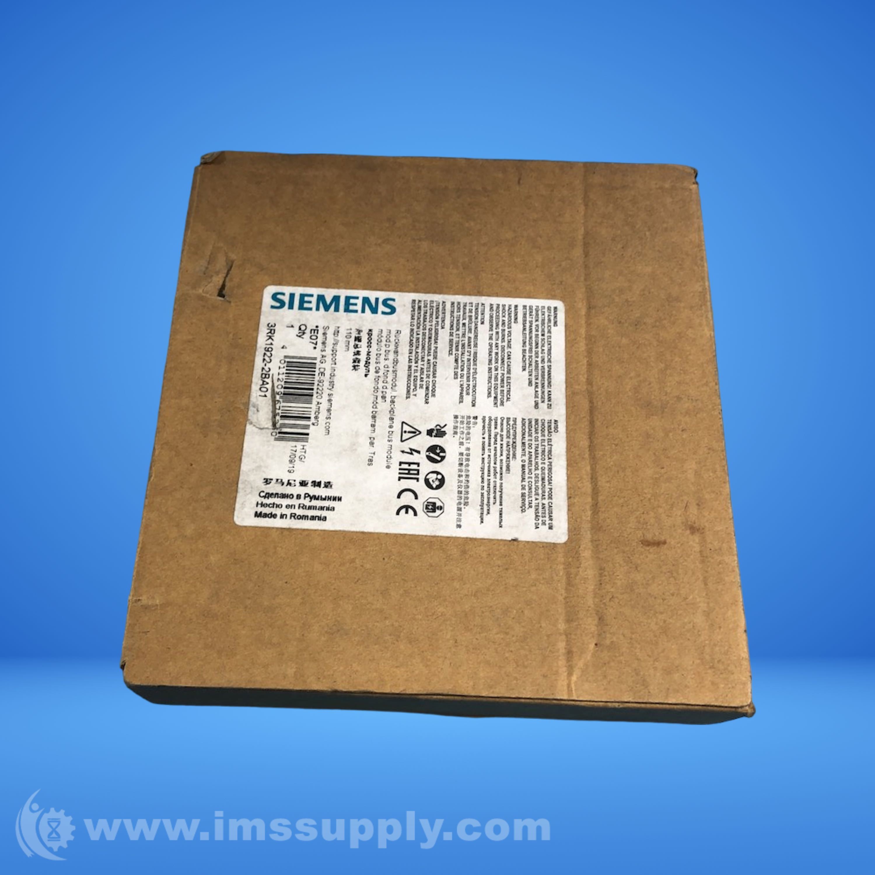 Siemens 3RK1922-2BA01 Compact Module - IMS Supply
