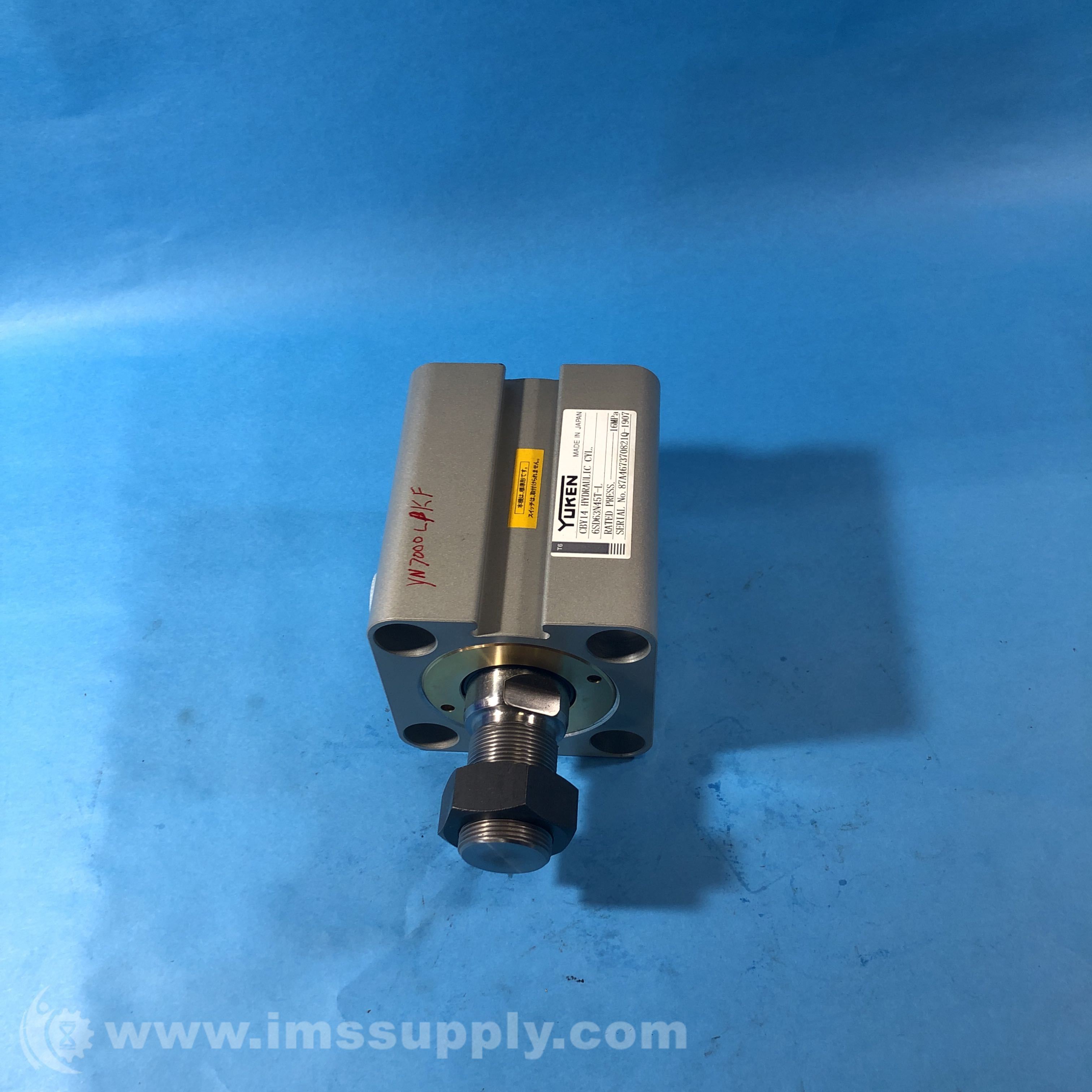 Yuken CBY14 6SD63N45TL Hydraulic Cylinder IMS Supply