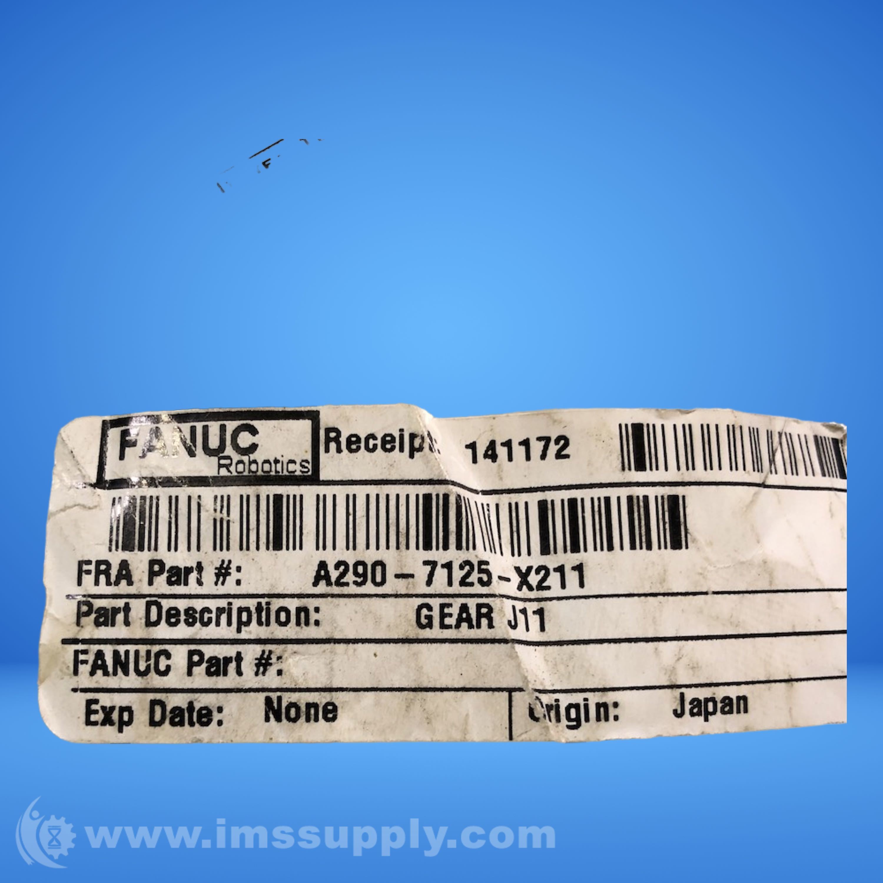 Fanuc A290-7125-X211 Gear - IMS Supply